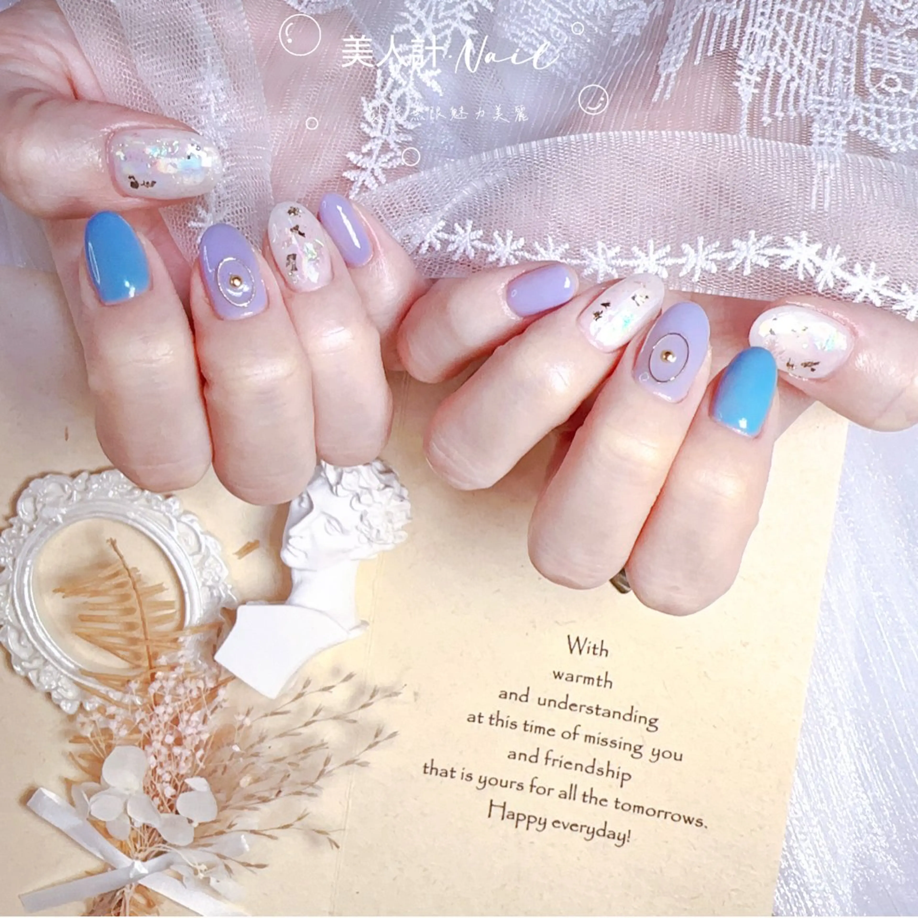 ネイル シンプルネイル 美人計ネイルサロン所属・中山 美月のネイルデザイン