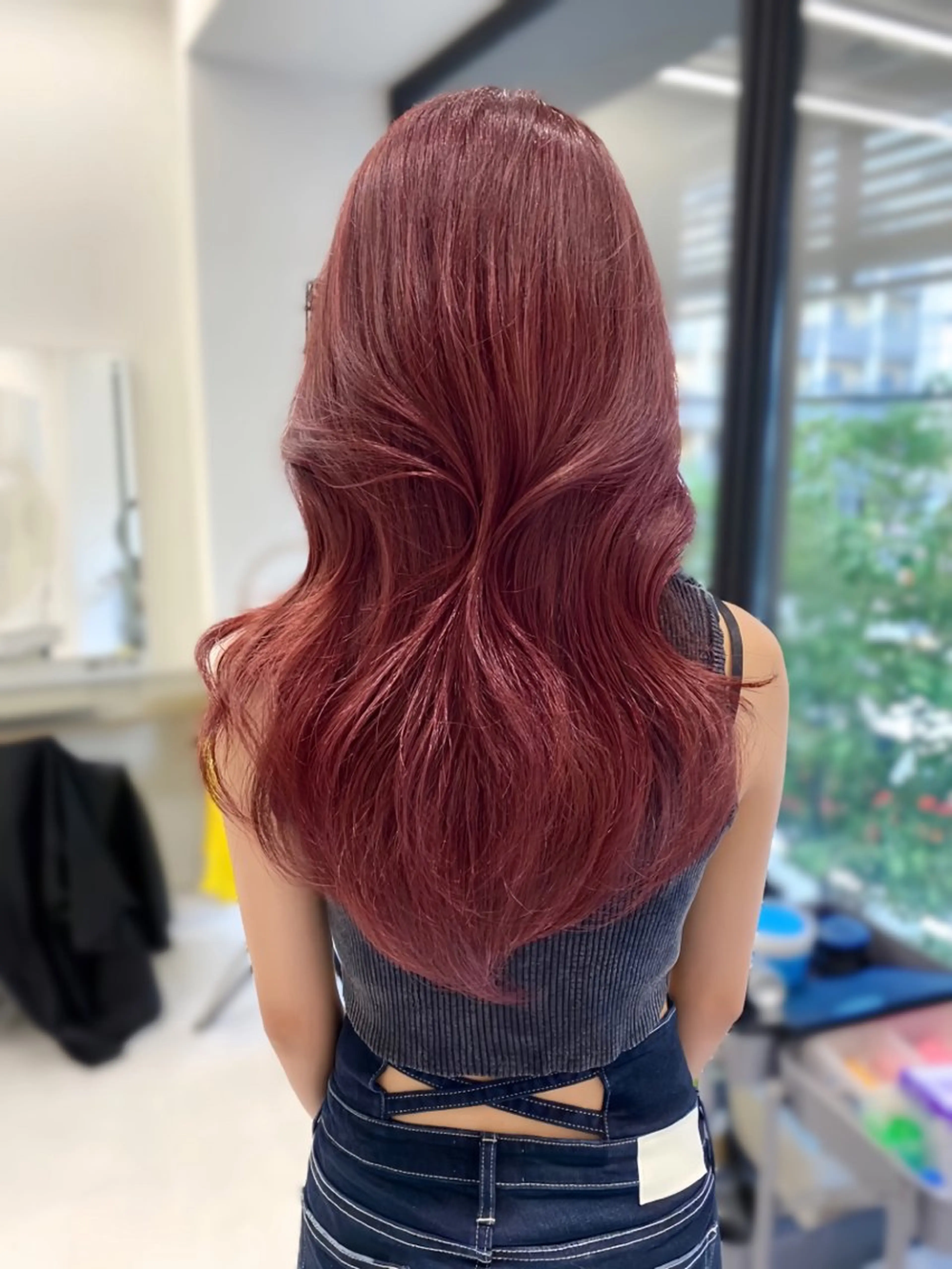 ロング 京都レイヤーカット うえひのヘアスタイル