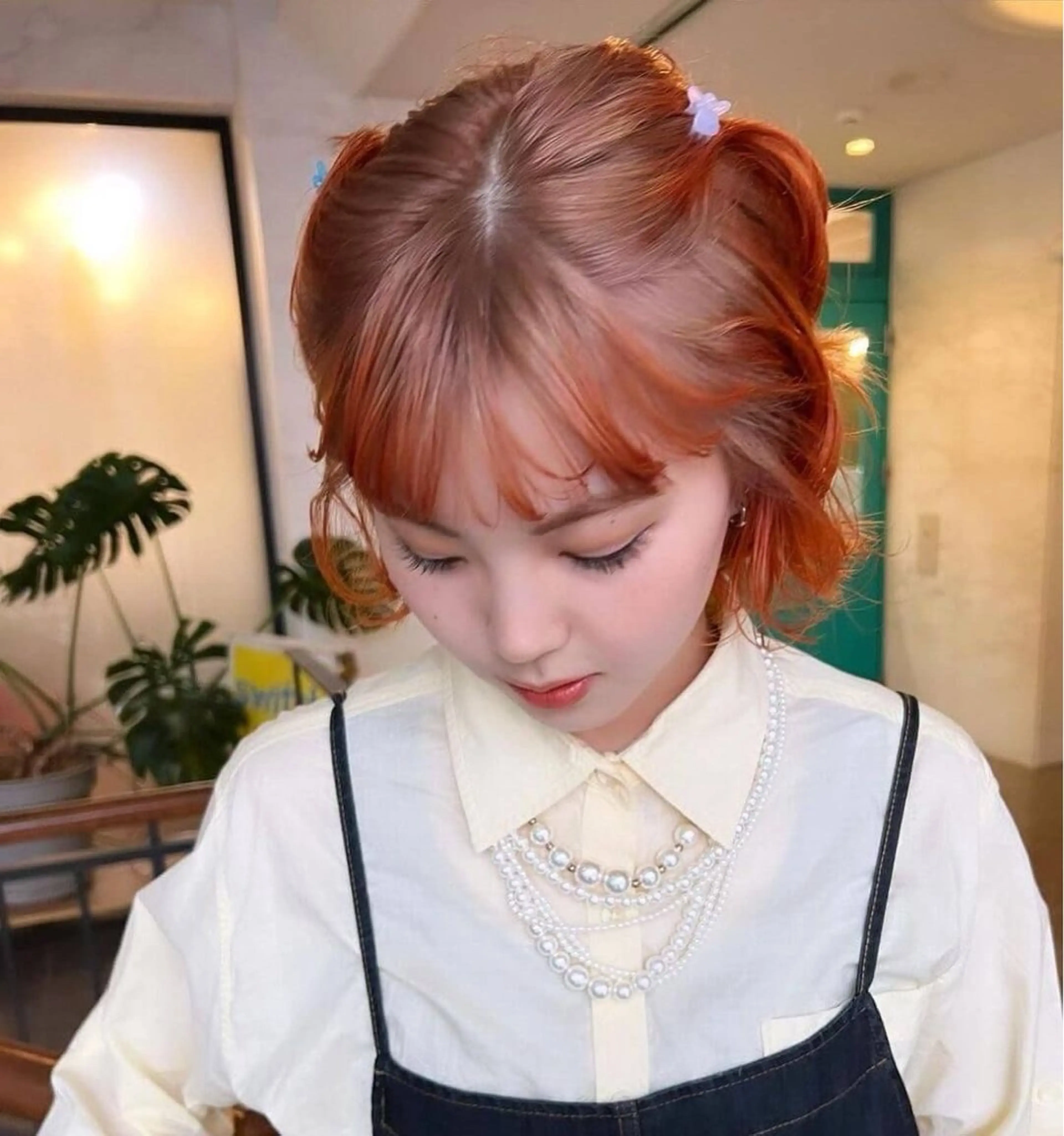 【イメージチェンジ＆オシャレ度🆙🍀⟡.·】裾カラー🧚‍♀️の写真