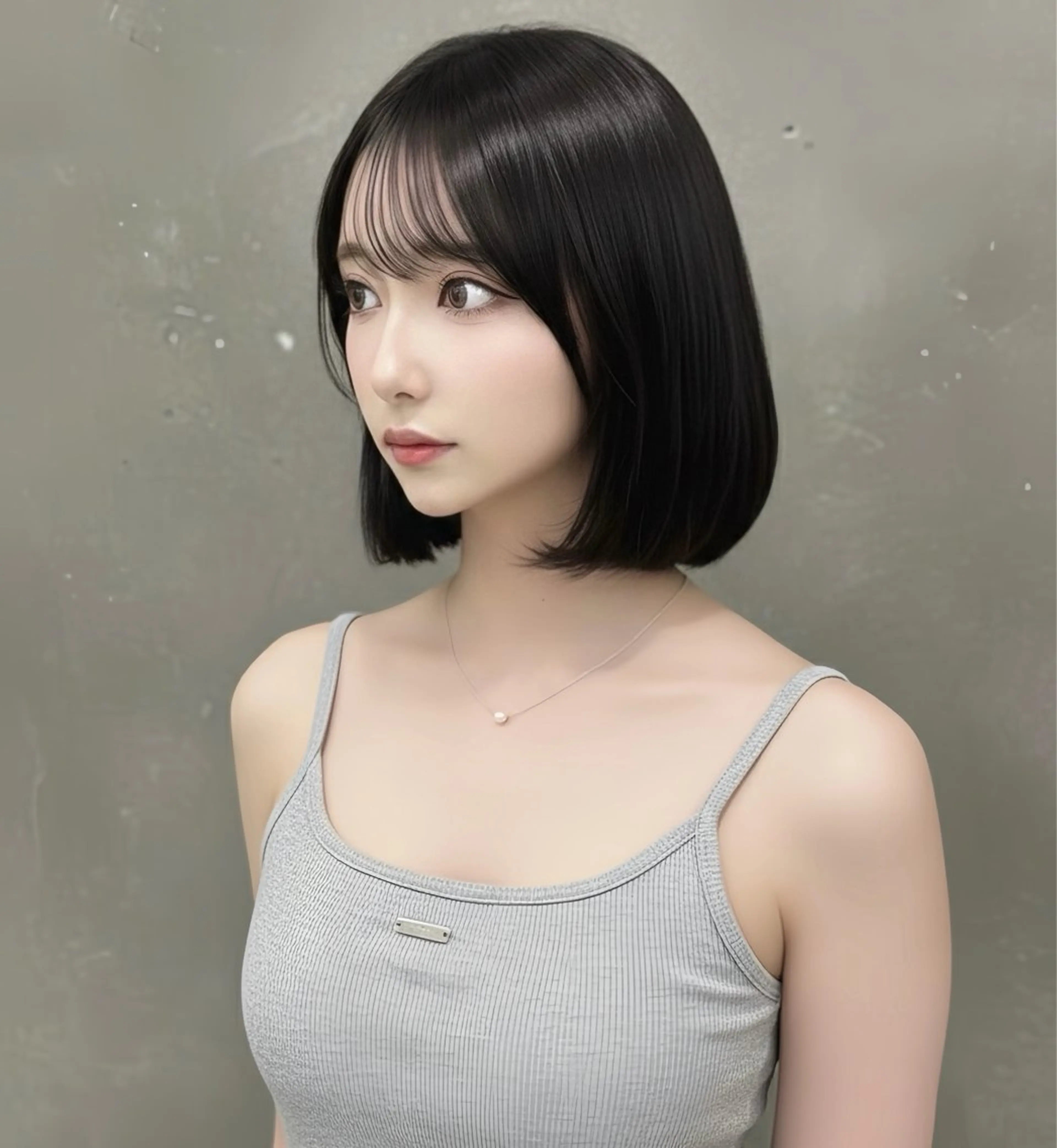 ミディアム カット レイヤー\髪質改善\ ボブ特化\たかひろのヘアスタイル