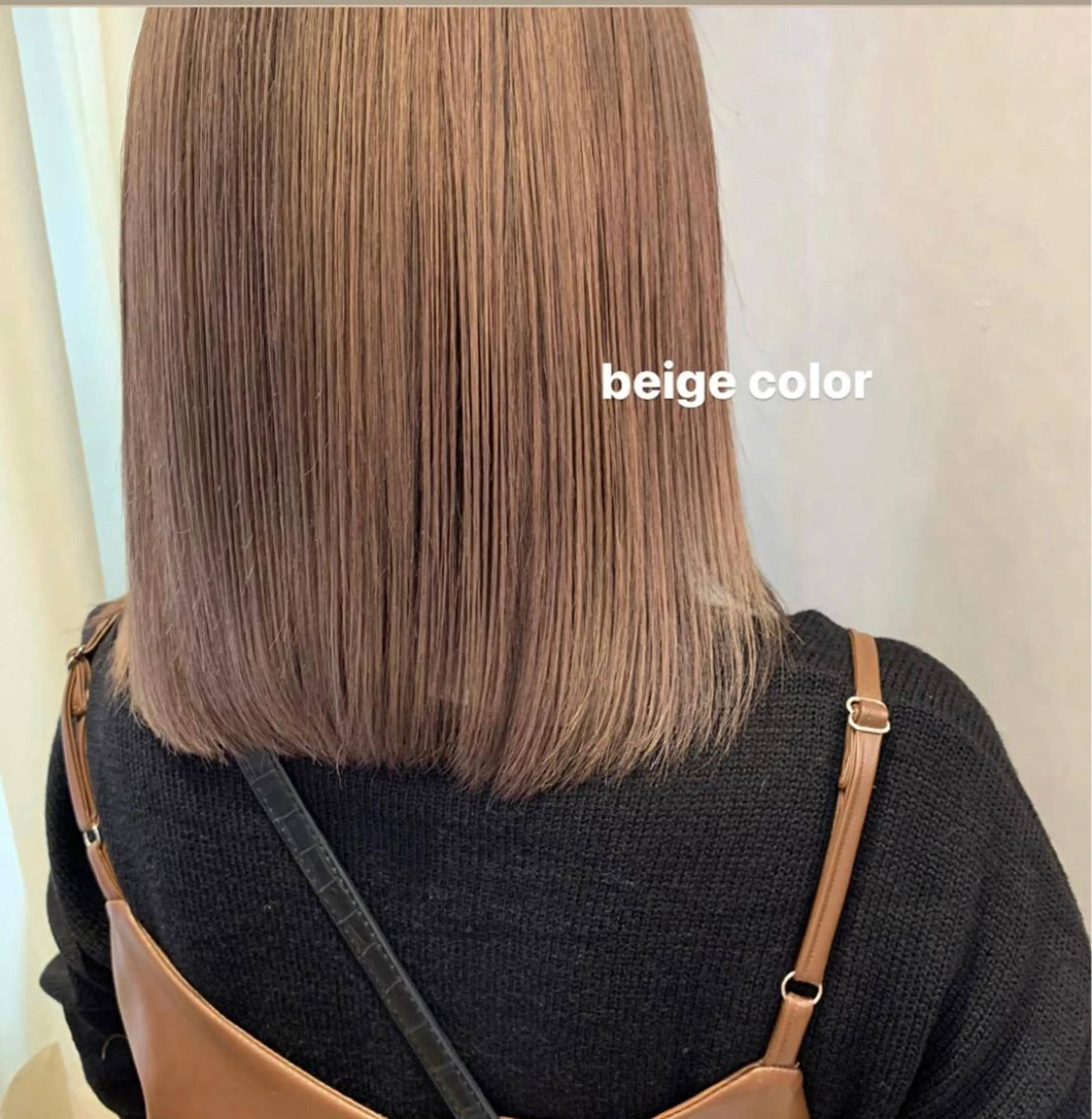 セミロング カラー トリートメント 顔周りレイヤー 🎀マリノのヘアスタイル