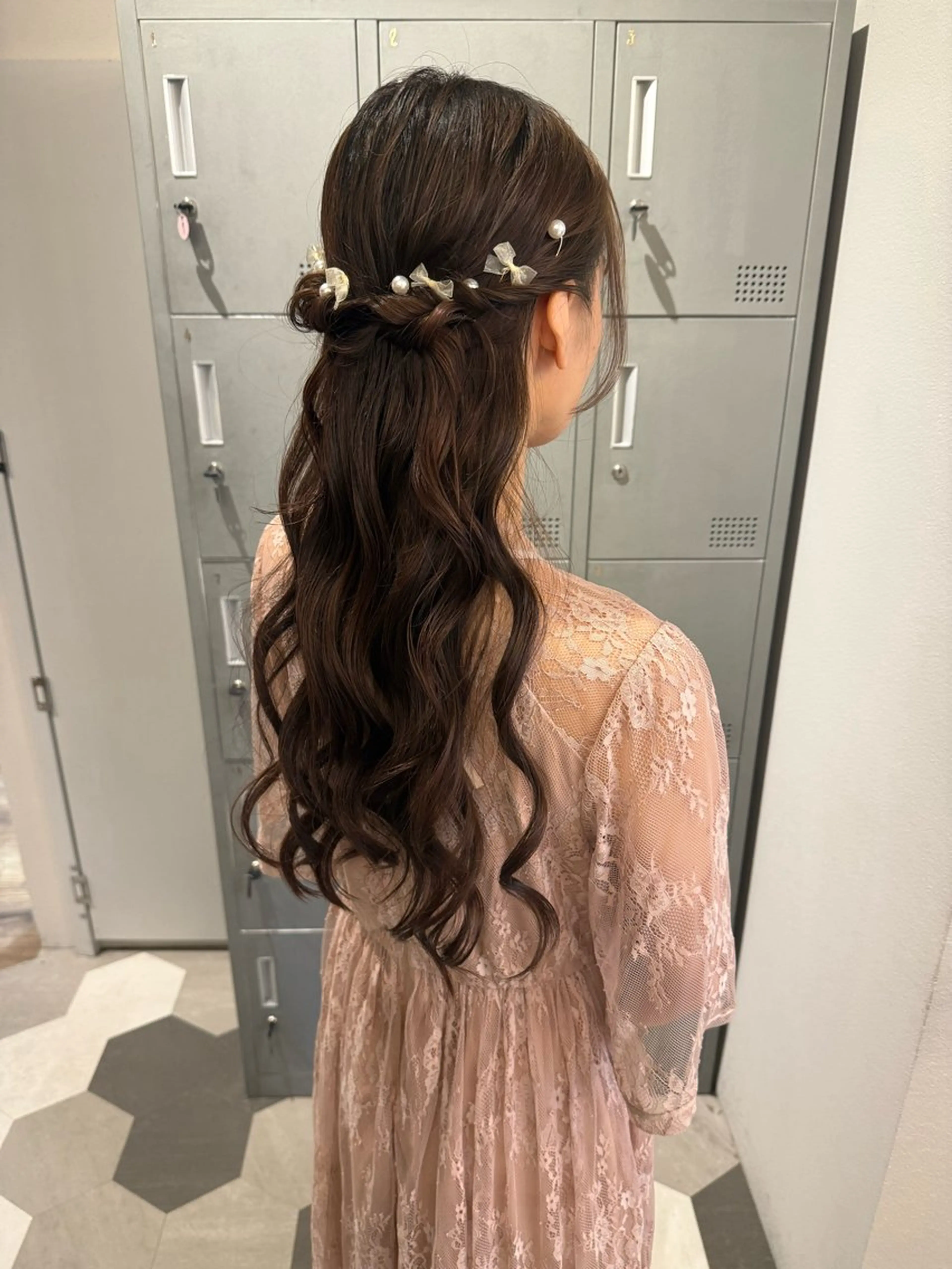 ヘアアレンジ ヘアセット ブリーチ/アレンジ 天満/chihiroのヘアスタイル