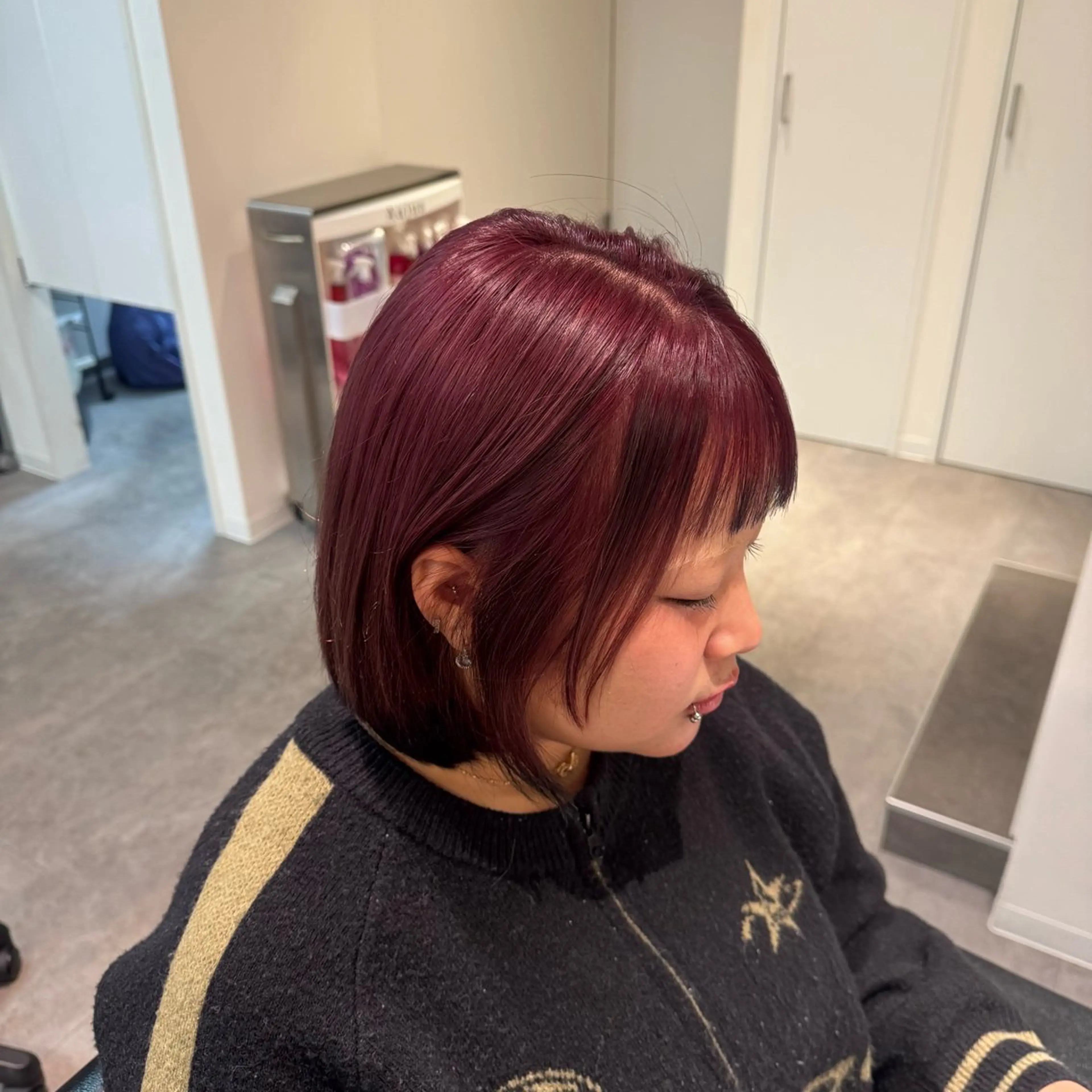 デザインカラー➕髪質改善イルミナカラー🎀🫧((ｲﾝﾅｰｶﾗｰ/ﾌｪｲｽﾌﾚｰﾝｸﾞ/ｴﾝﾄﾞｶﾗｰ))ブリーチ込!!の写真