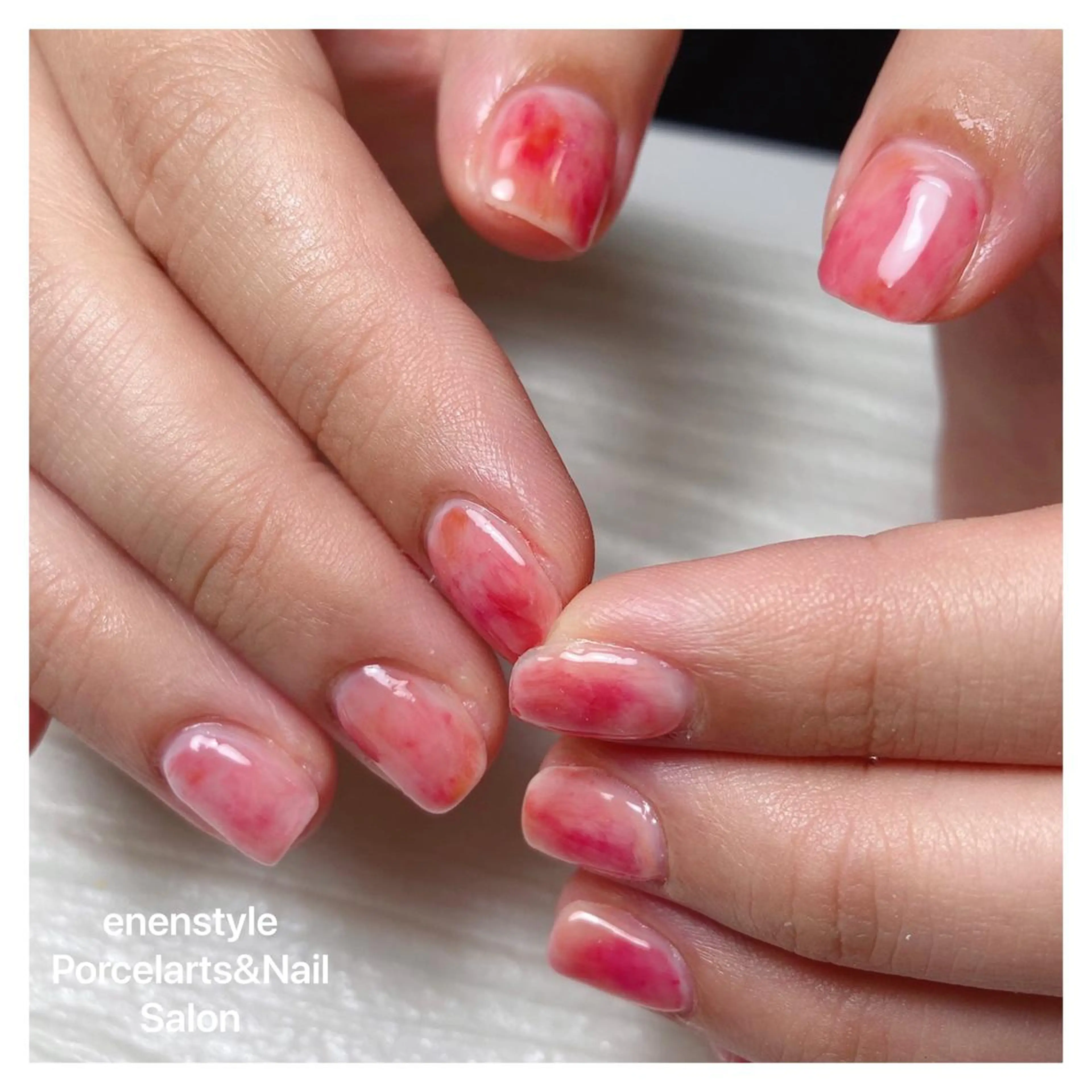 ミディアム ネイル ハンドネイル 👑enen style👑のネイルデザイン