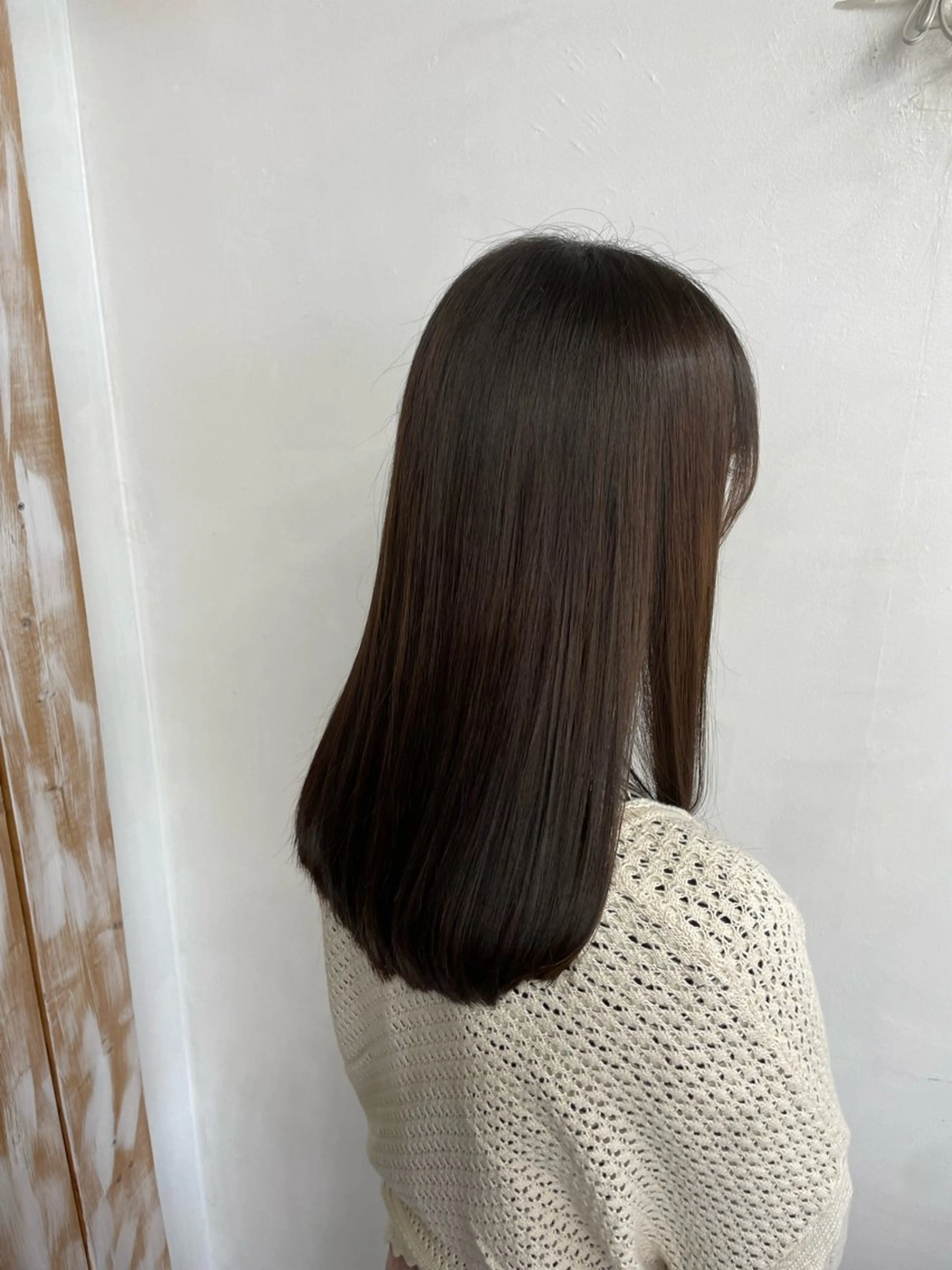 カラー ブラウンカラー ヘアカラー トリートメント SFIDA みつえのヘアスタイル