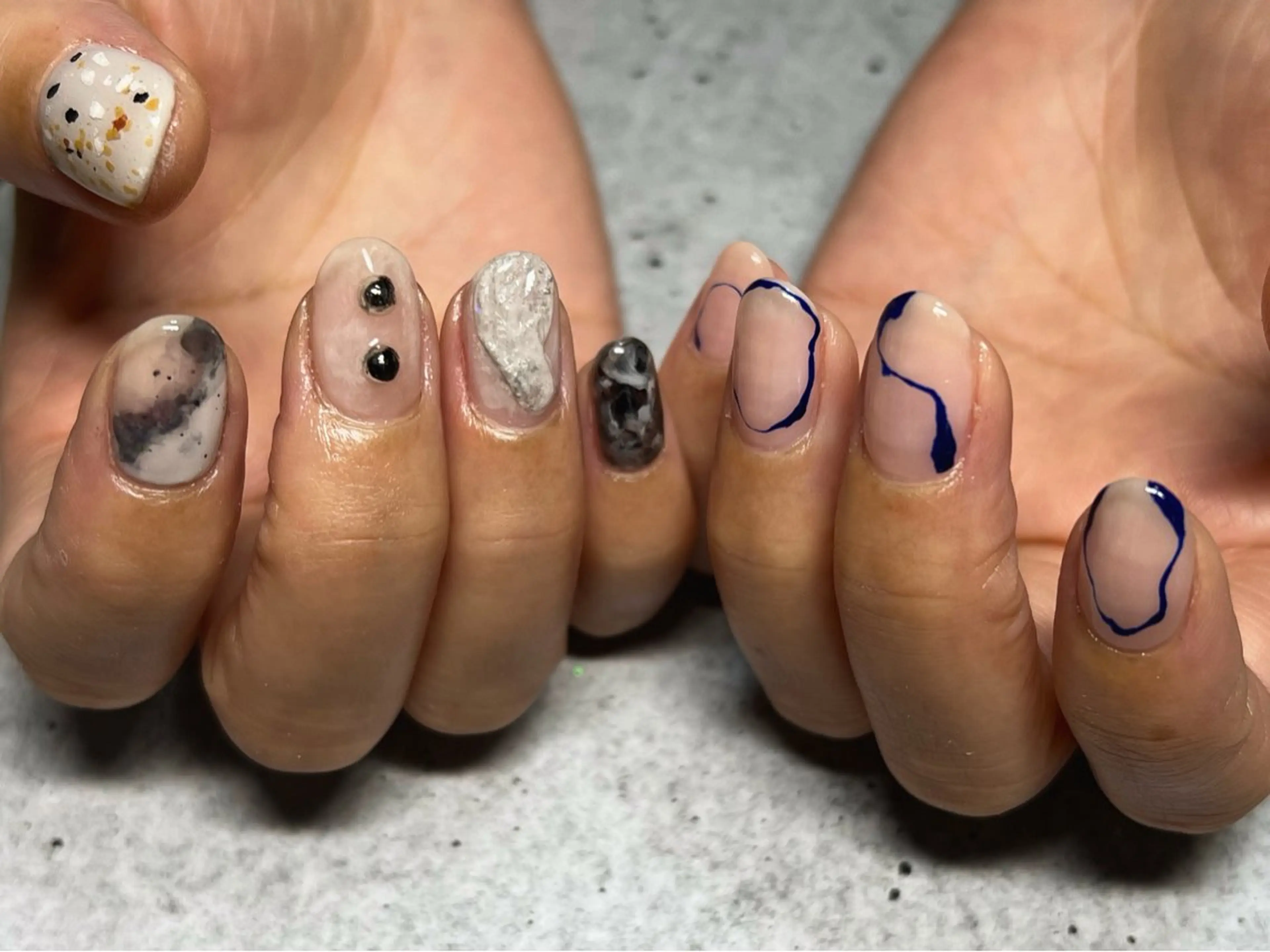 ネイル ニュアンスネイル ハンドネイル nail salon CHEのネイルデザイン