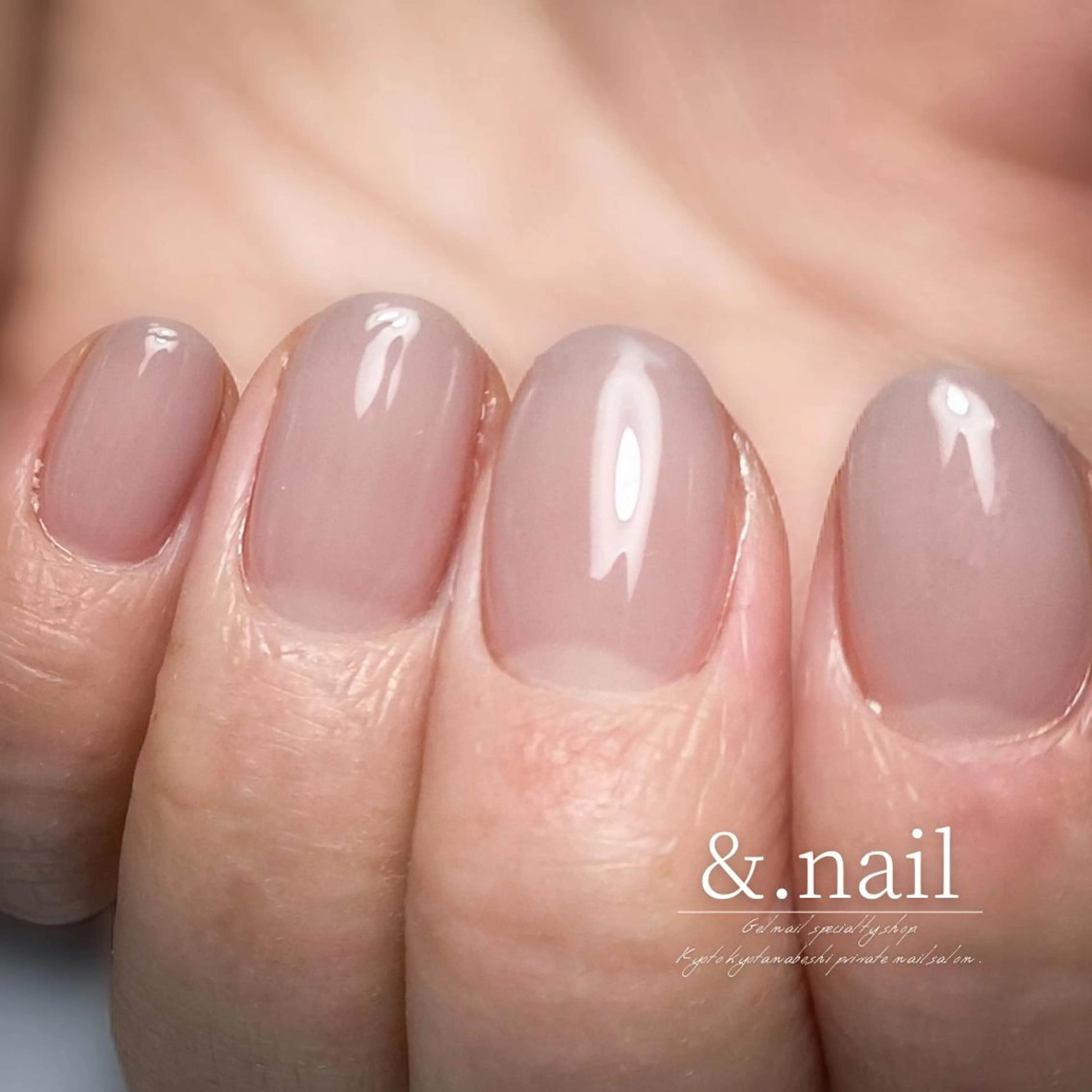 ネイル ワンカラーネイル &.nail/ ニュアンス/持込み可のネイルデザイン