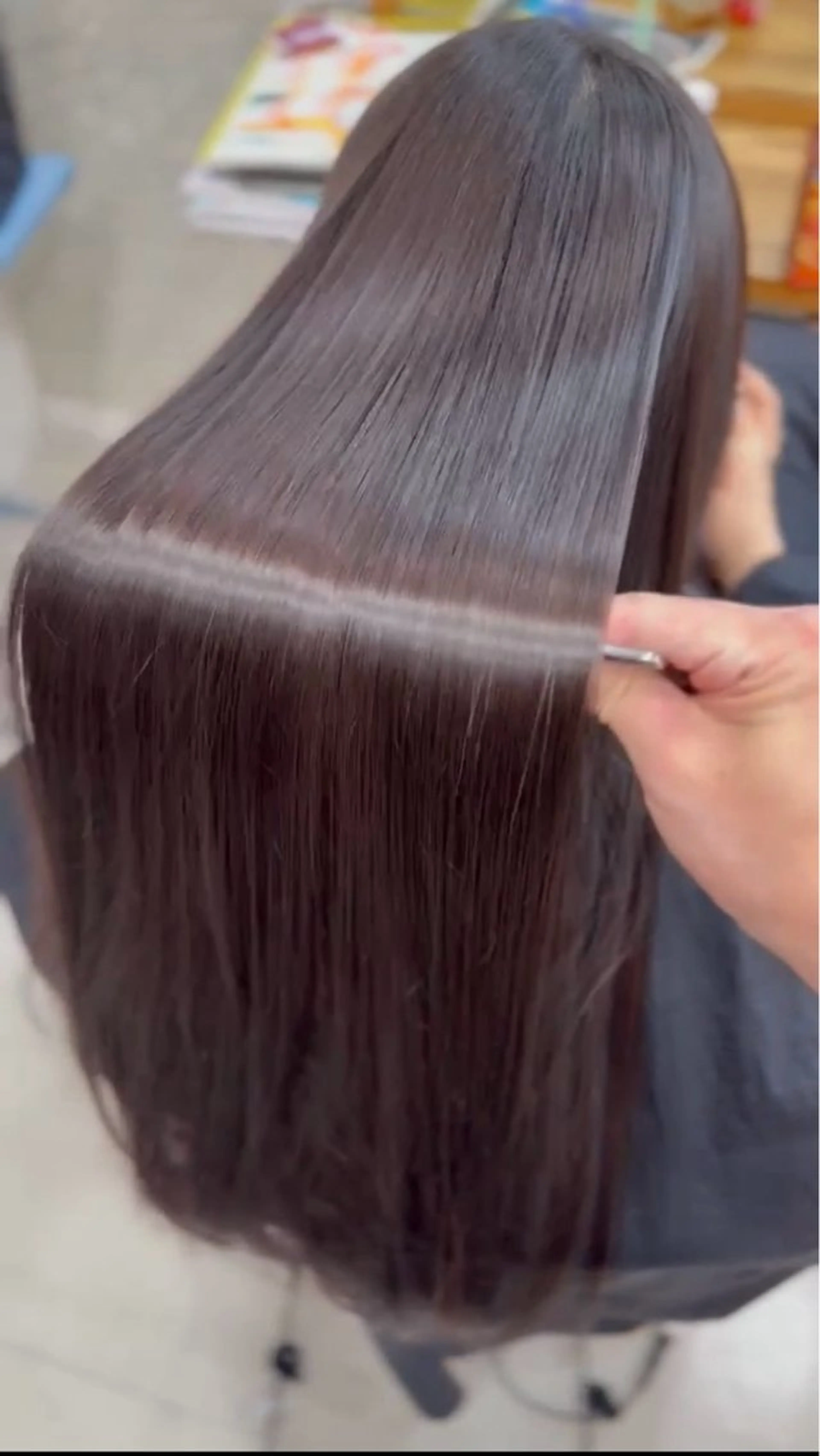 「【髪質改善】艶カラー（メテオ）」の写真