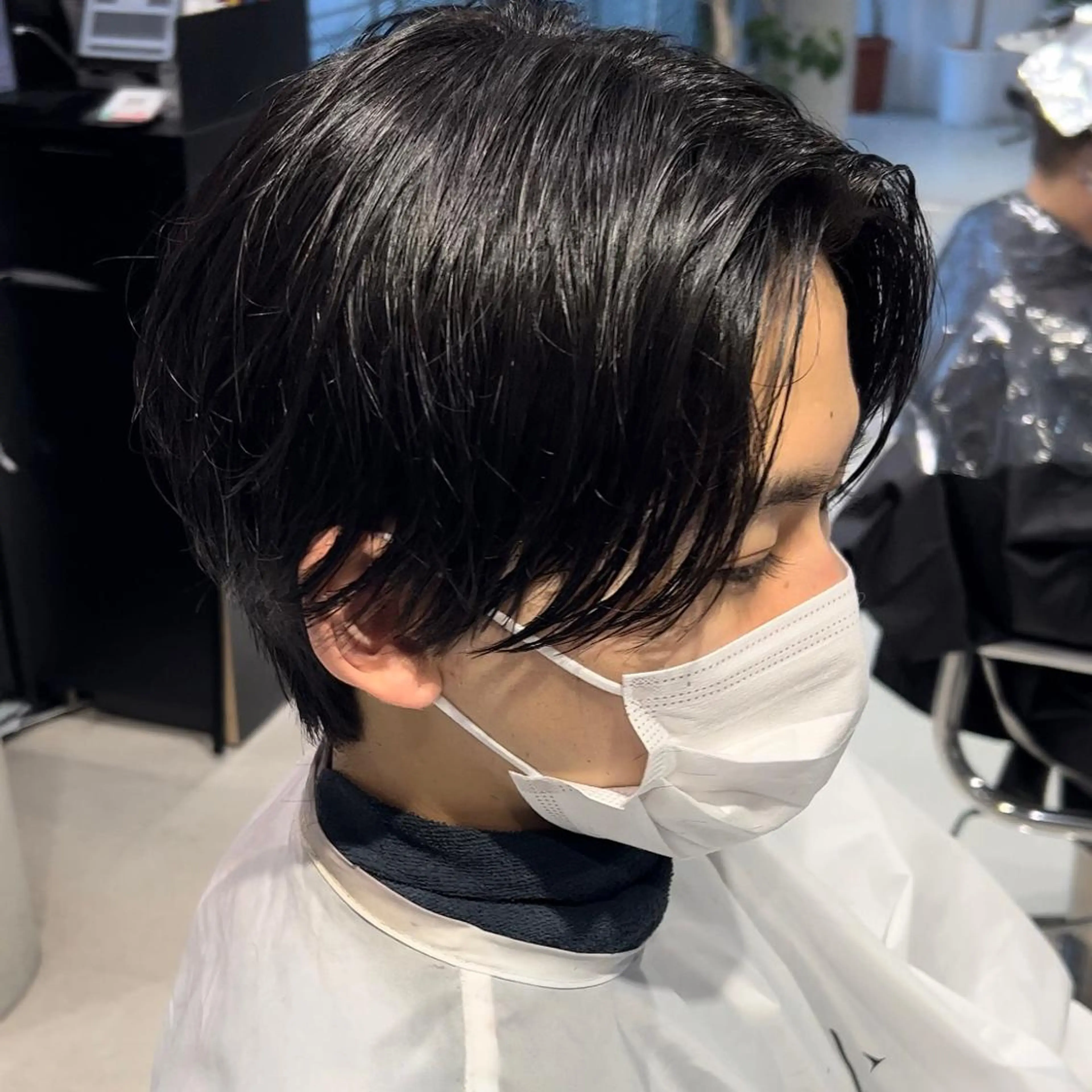 ショート カラー パーマ メンズ アイブロウ カット パーマ トリートメント ヘアセット 丁寧なカウンセリング 🌿Chiemi🌿のヘアスタイル