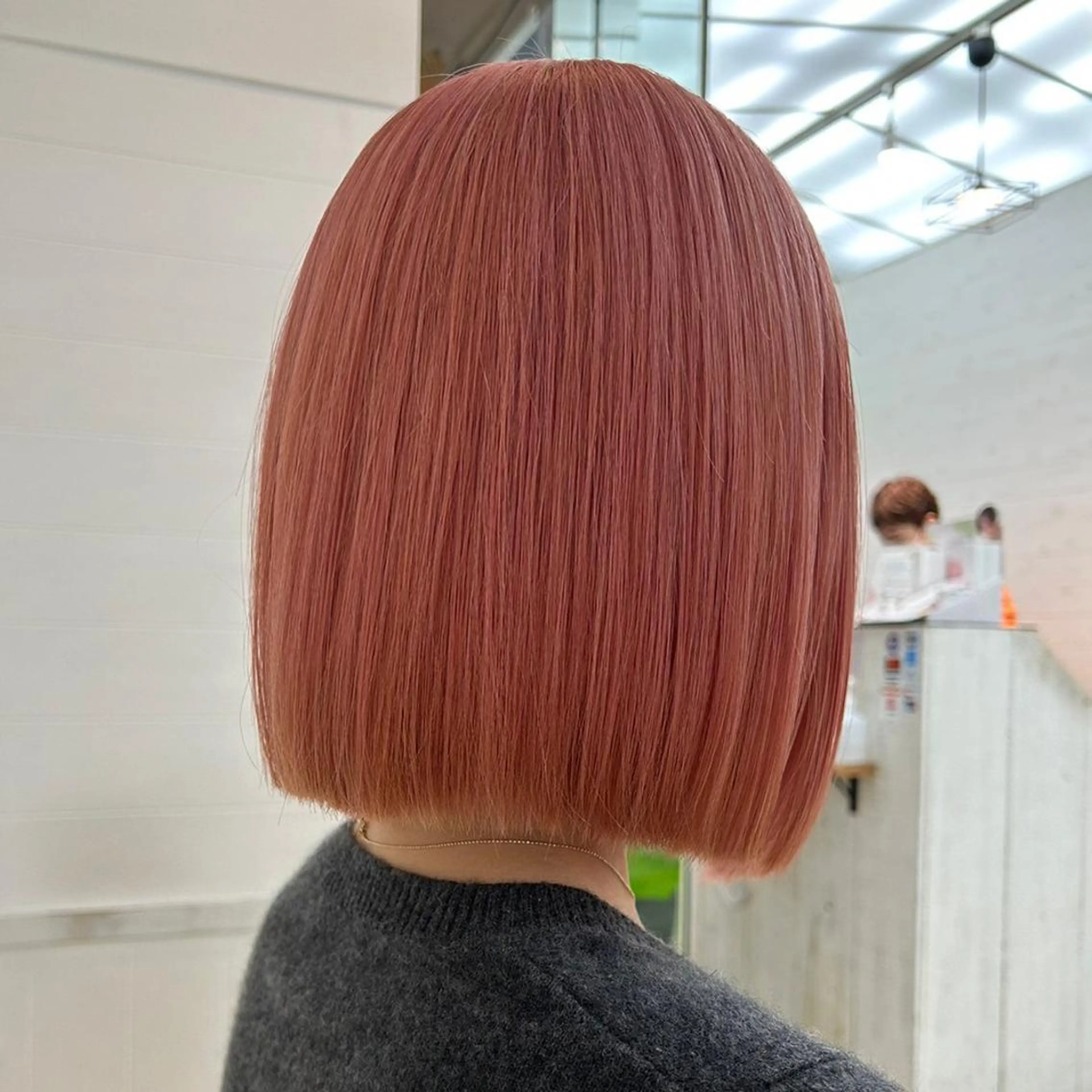 ショート カラー アディクシーカラー アッシュ バレイヤージュ ミストバング ブリーチ カット ヘアカラー N° anfeel 渋谷🪞🫧のヘアスタイル