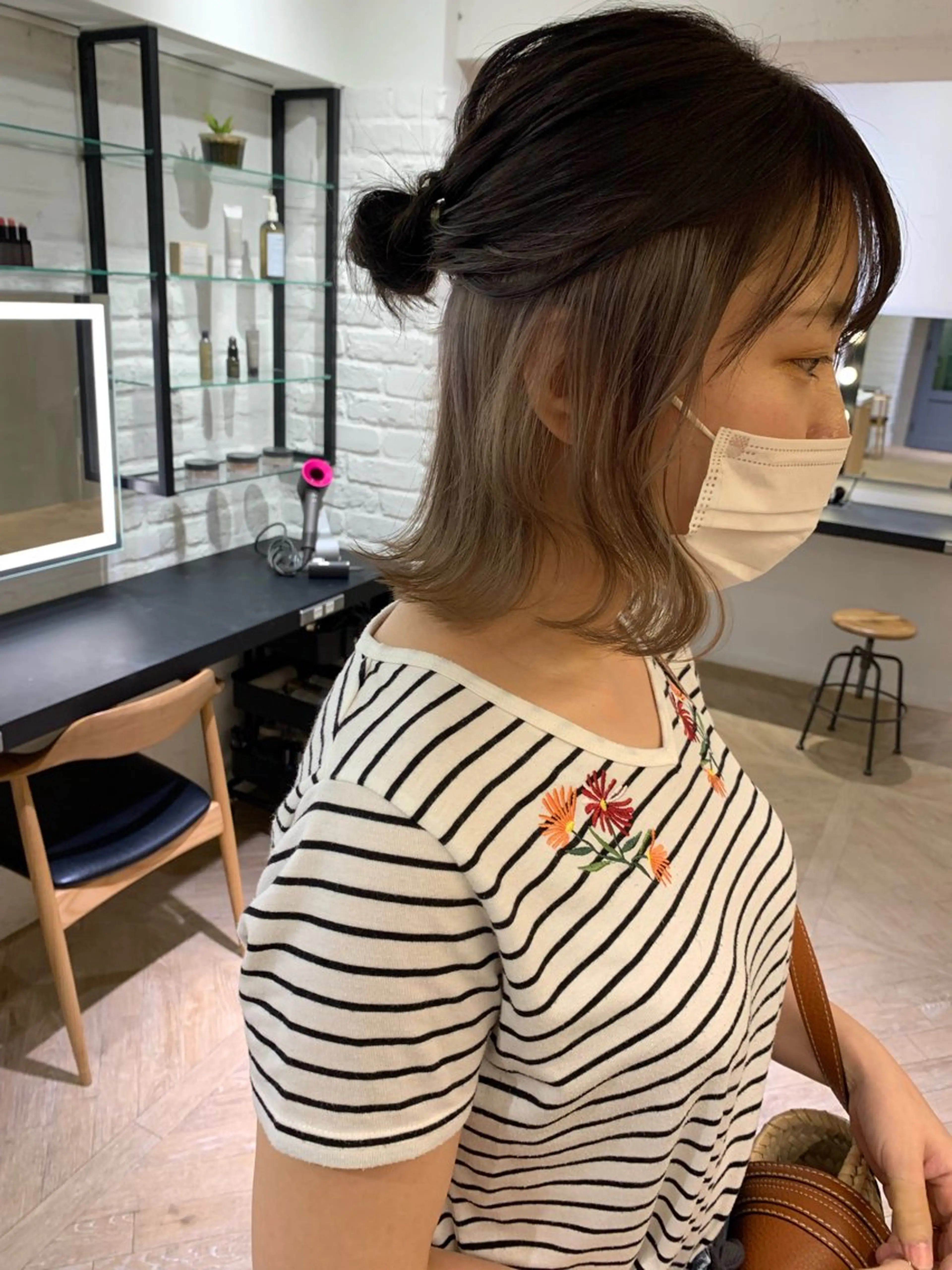 ミディアム LOREN＋透明感 オリーブhirokoのヘアスタイル