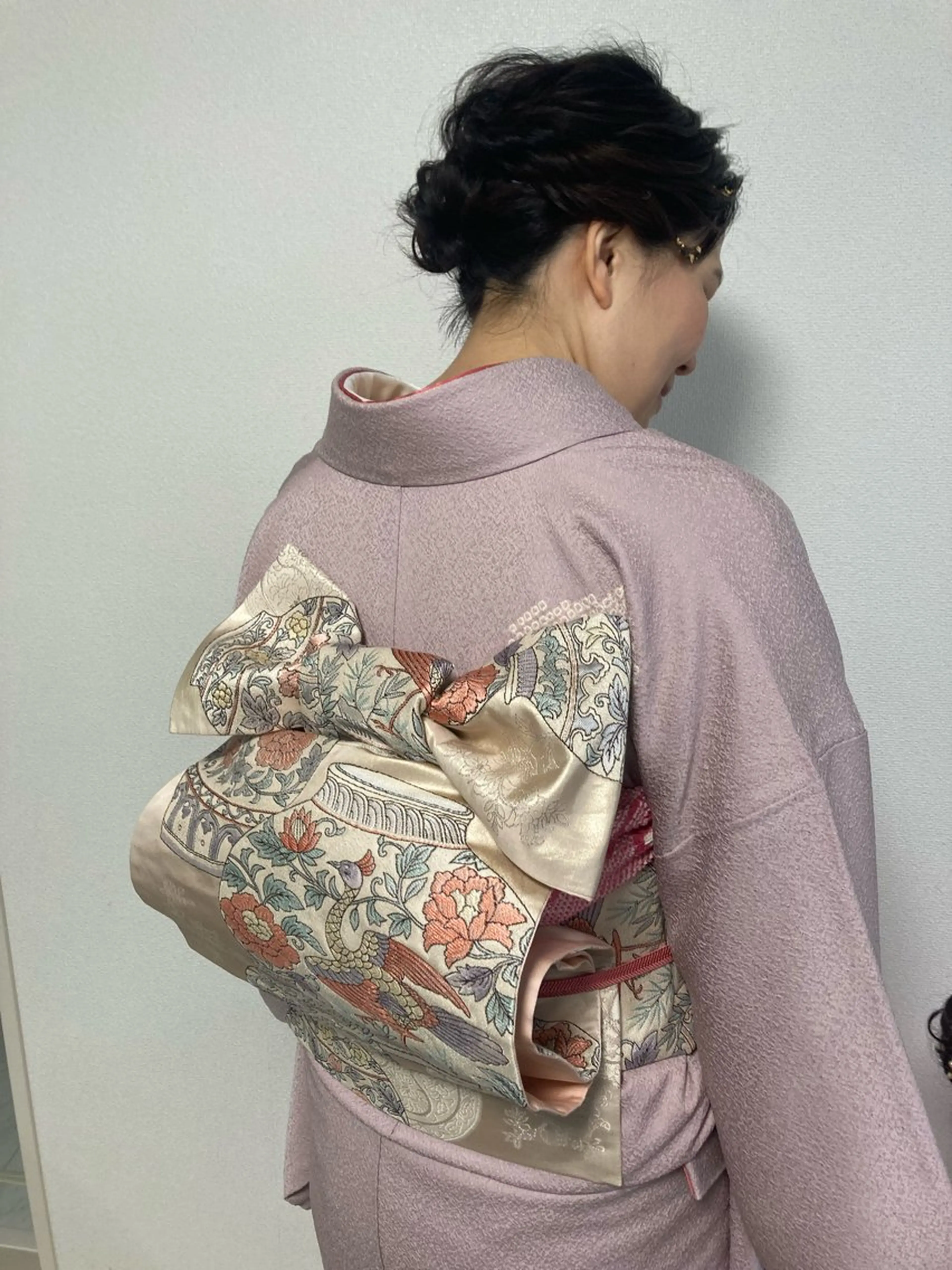 ロング ハウス山下あやか 成人式カットカラーのヘアスタイル