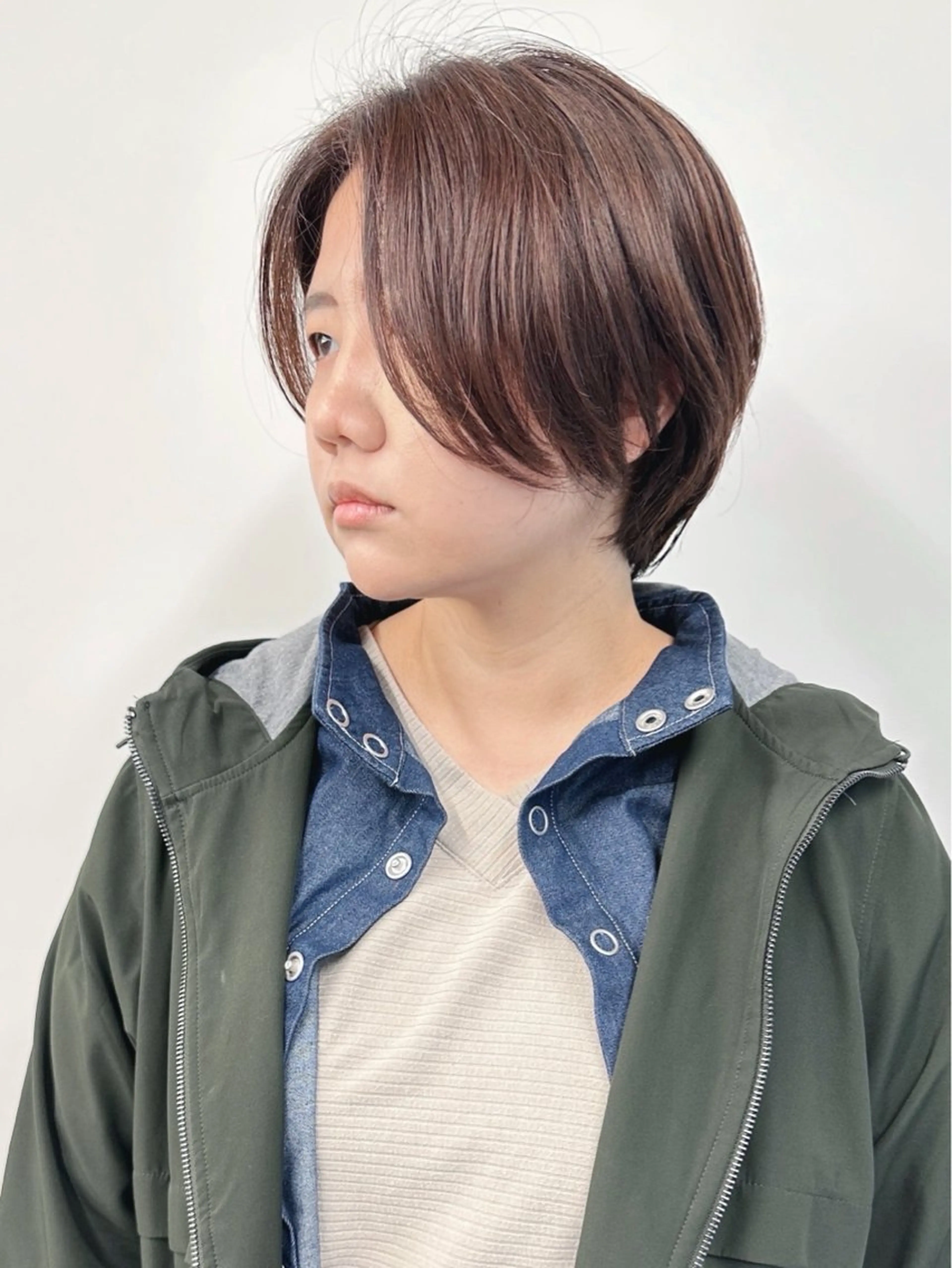 ショート 小顔ボブ/お悩み解決 /ボブパーマ/とういのヘアスタイル