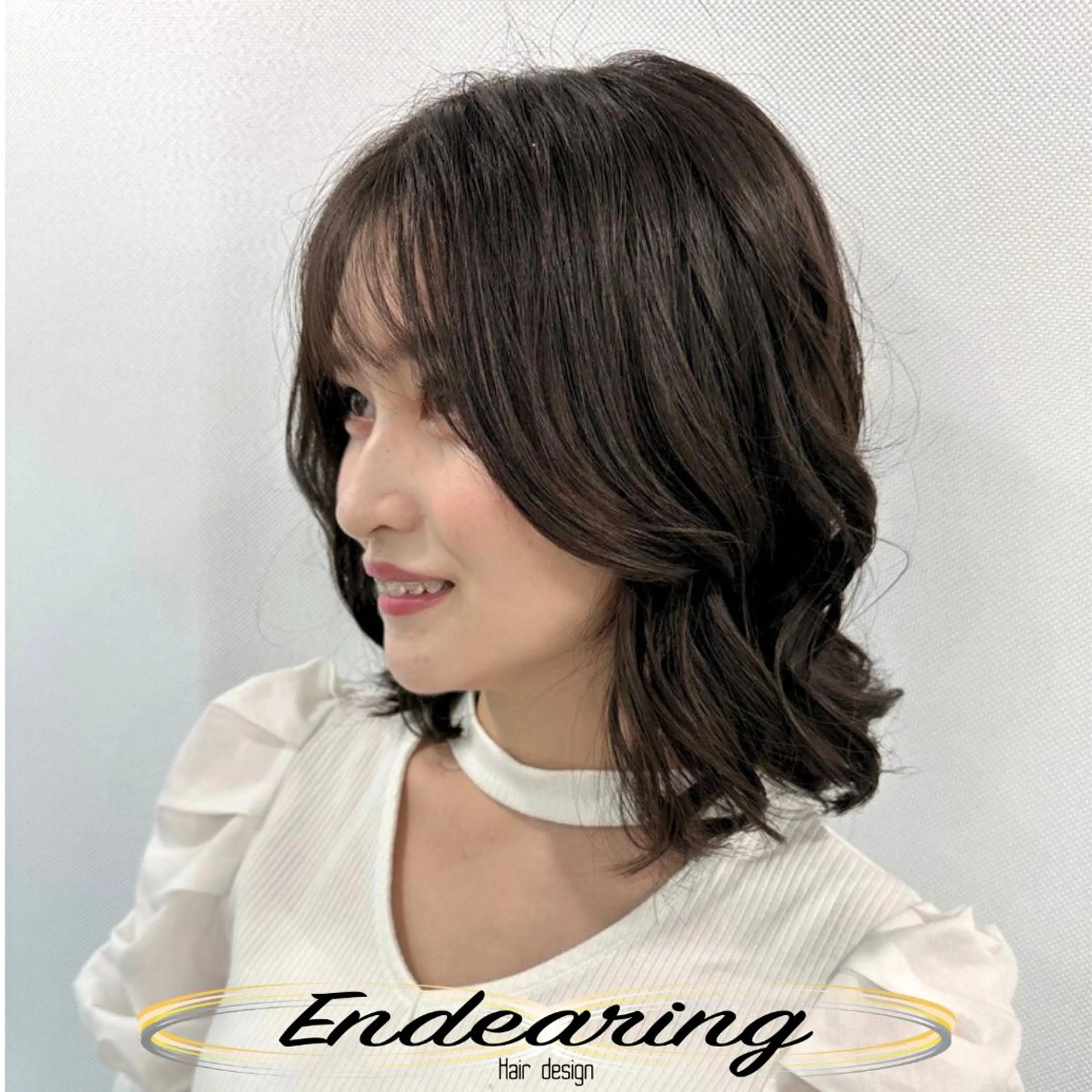 カラー 透明感カラー ボブ カット ヘアカラー Endearing 銀座/YOKOのヘアスタイル