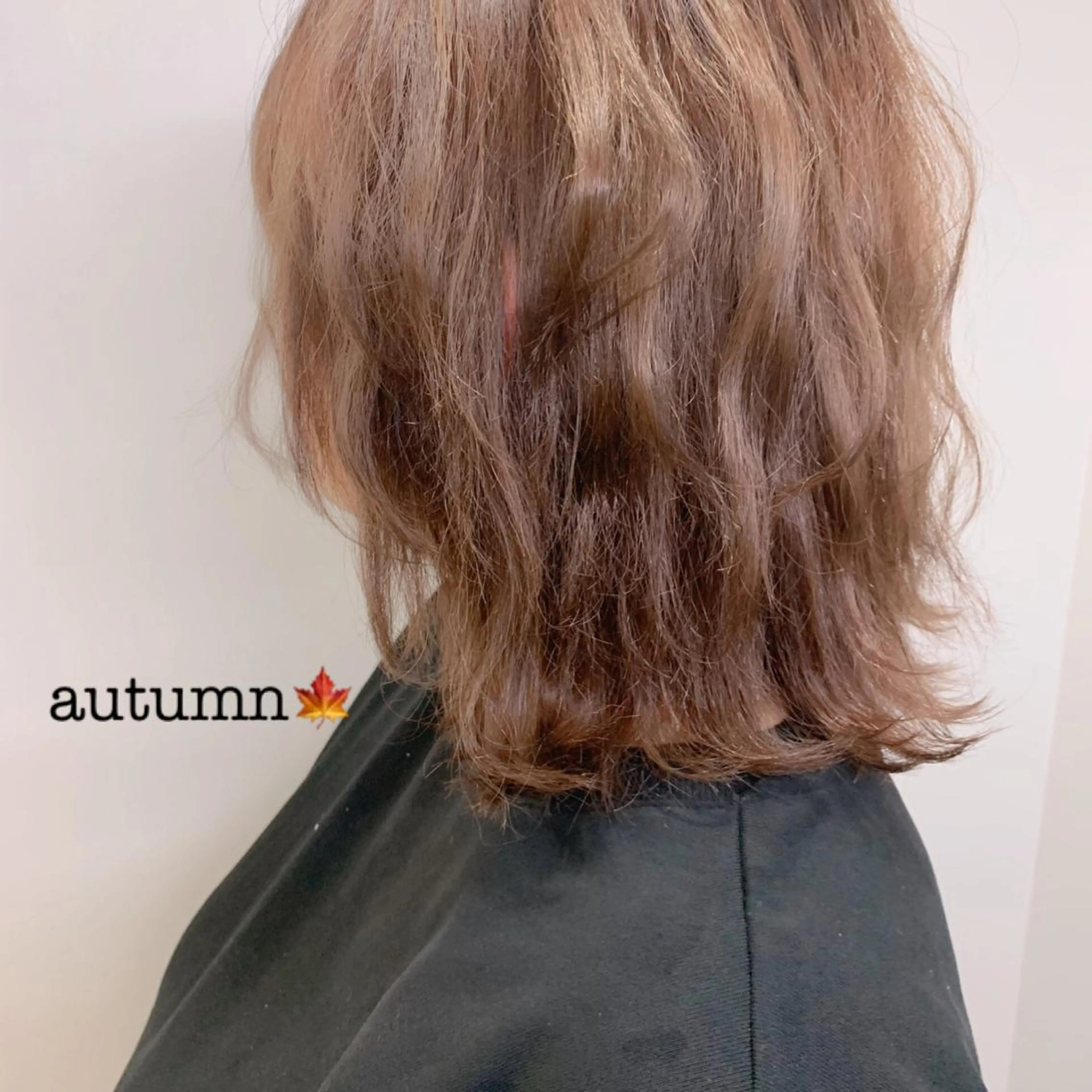 ミディアム カラー yuka .のヘアスタイル