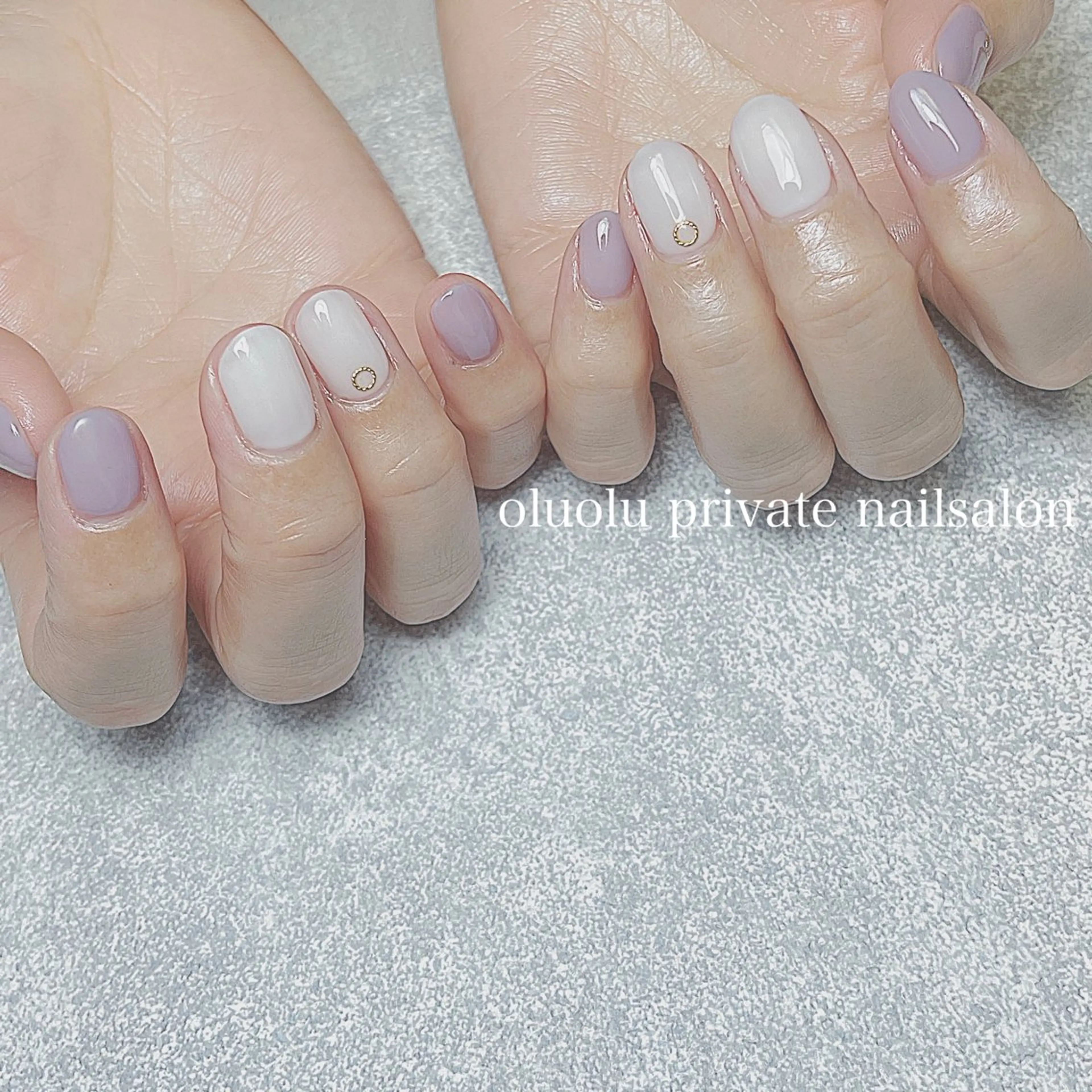 ネイル アートネイル フットネイル オフィスネイル ショートネイル シンプルネイル ハンドネイル 大村 紬華のネイルデザイン