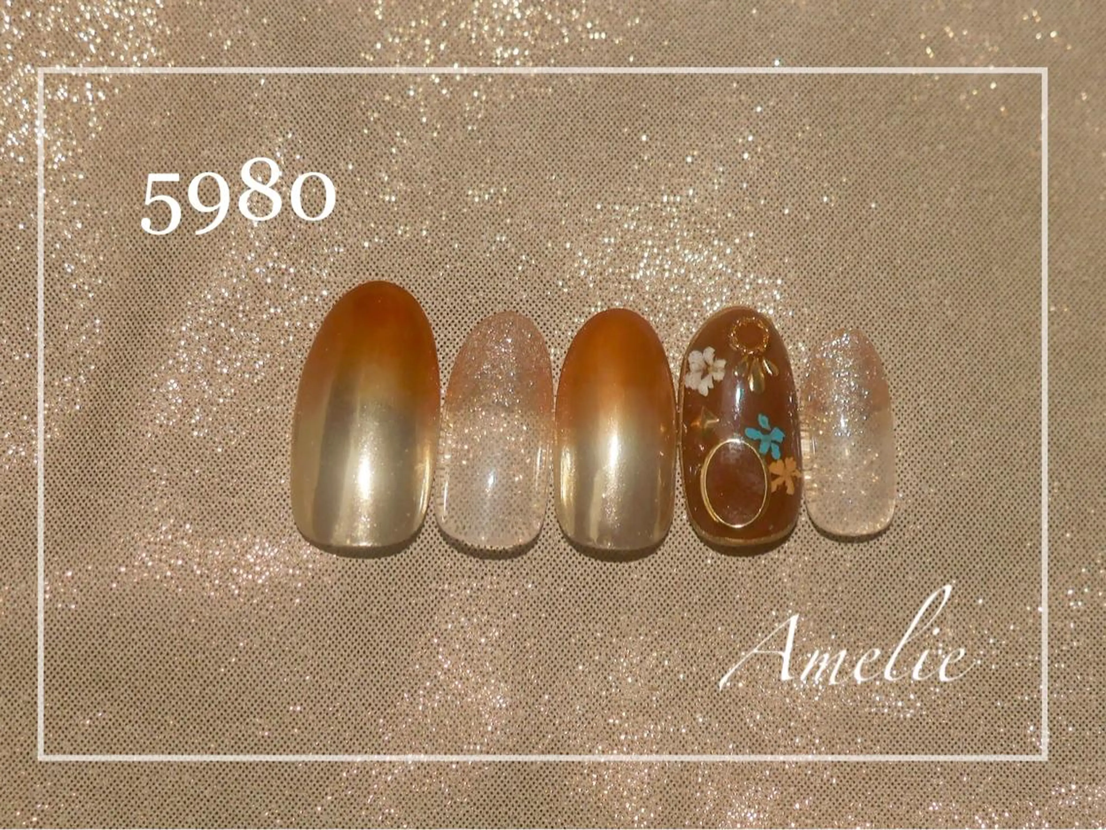 ネイル ハンドネイル いちじゅう あおいのネイルデザイン