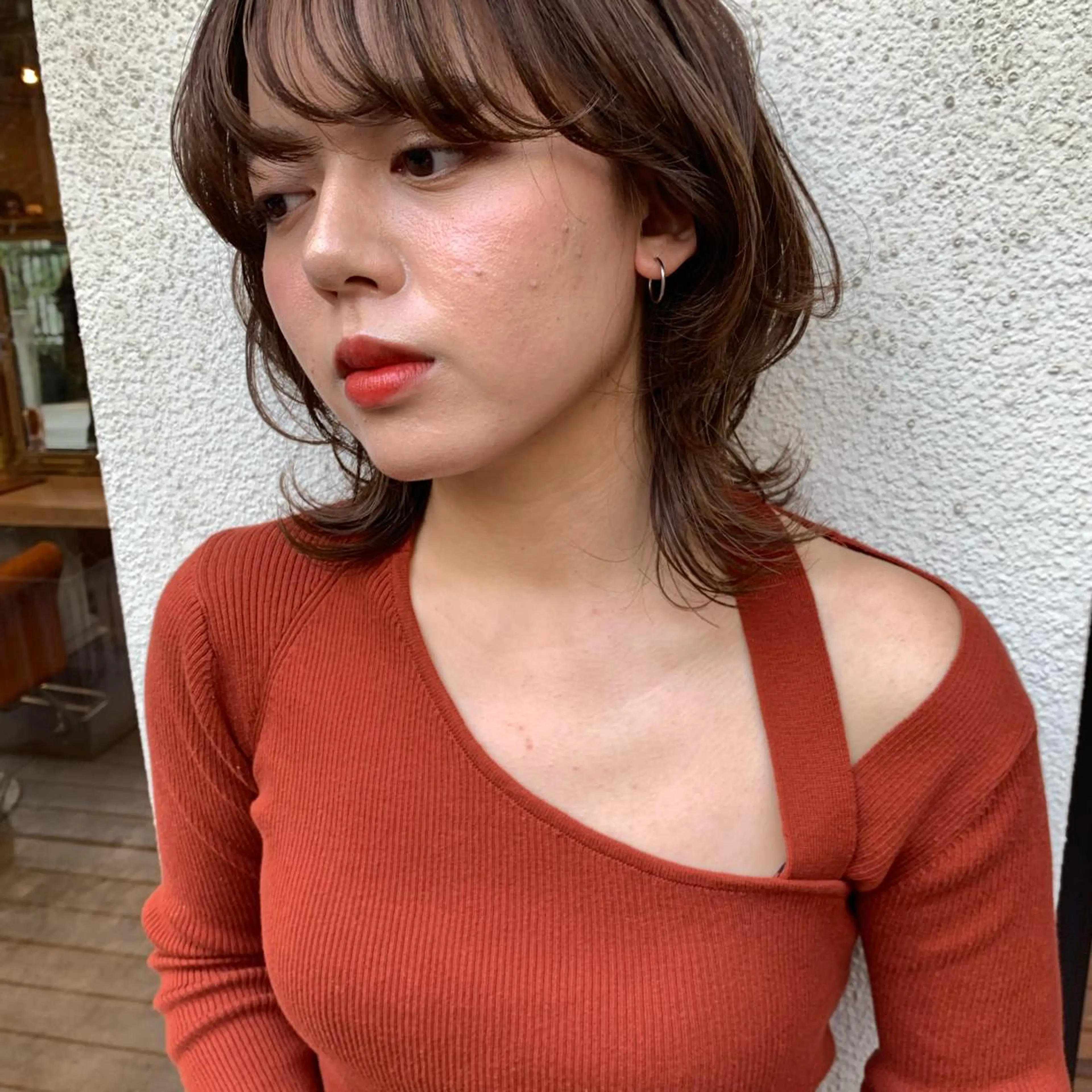 セミロング カラー 銀座🤍ボブ/ ミディアム/佐野夢美のヘアスタイル