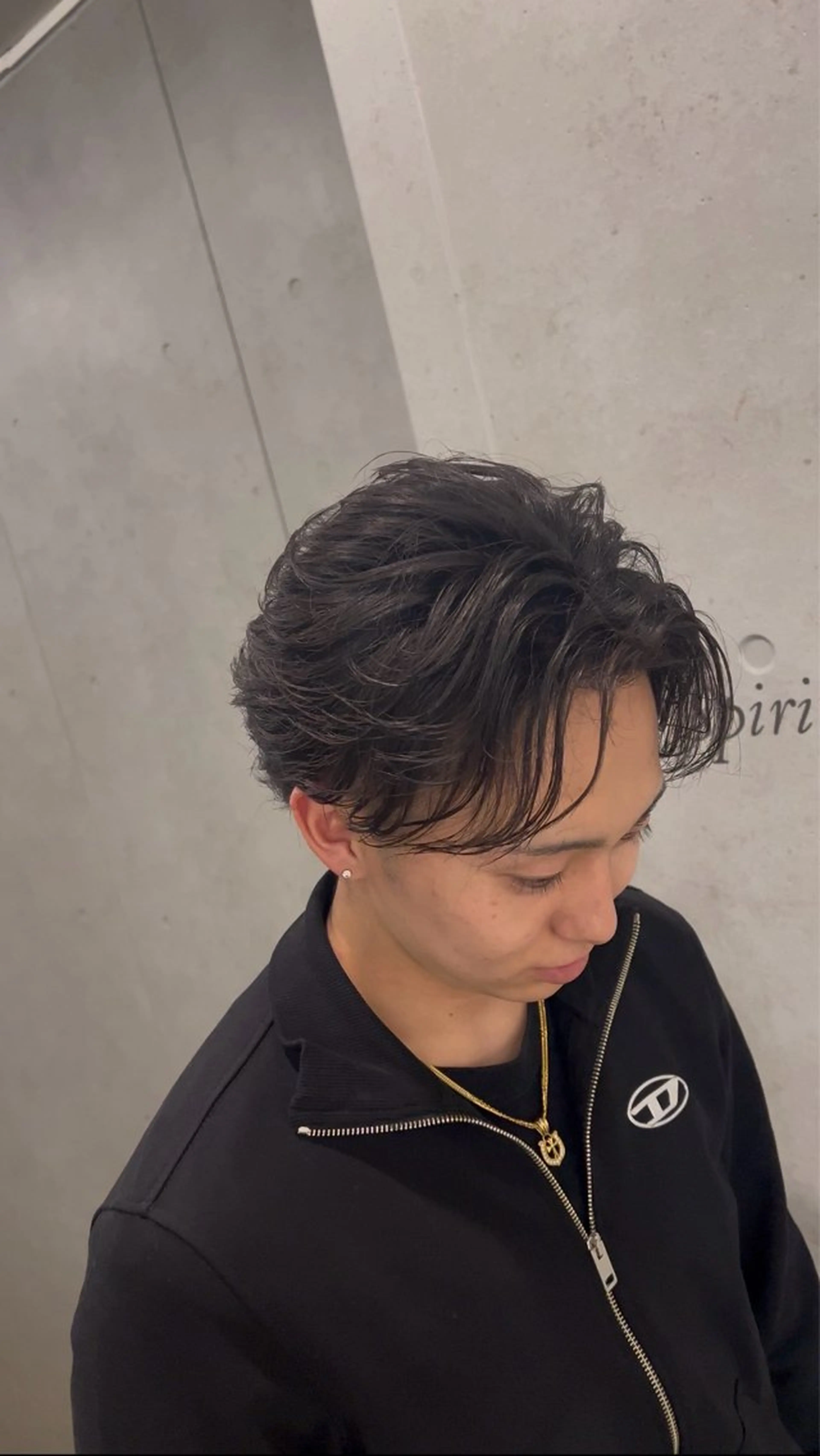 メンズ カット 郡山駅前メンズ特化 岩﨑大翼のヘアスタイル