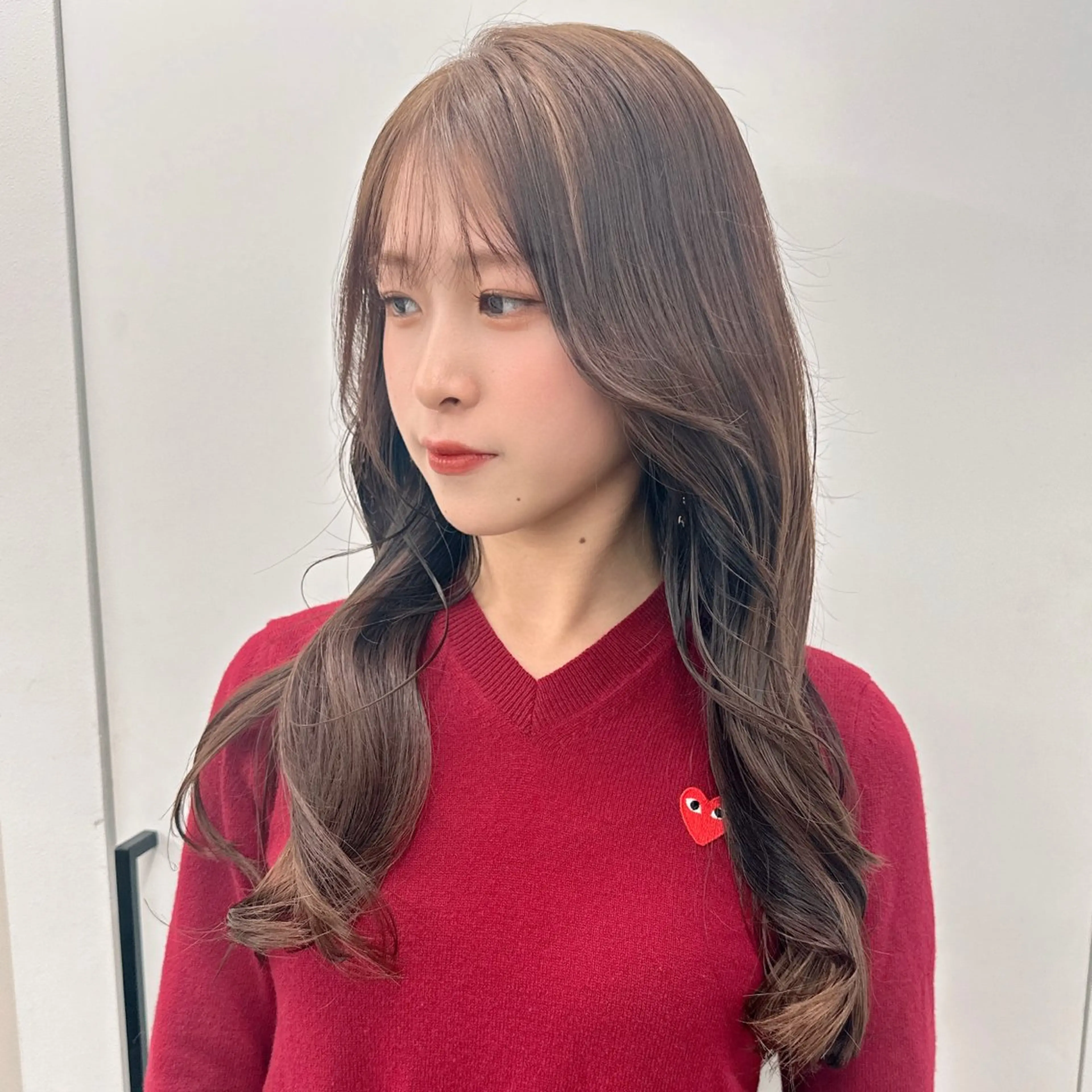 セミロング カラー カット ヘアカラー トリートメント ブリーチなし/レイヤ ー特化🌈Tommyのヘアスタイル