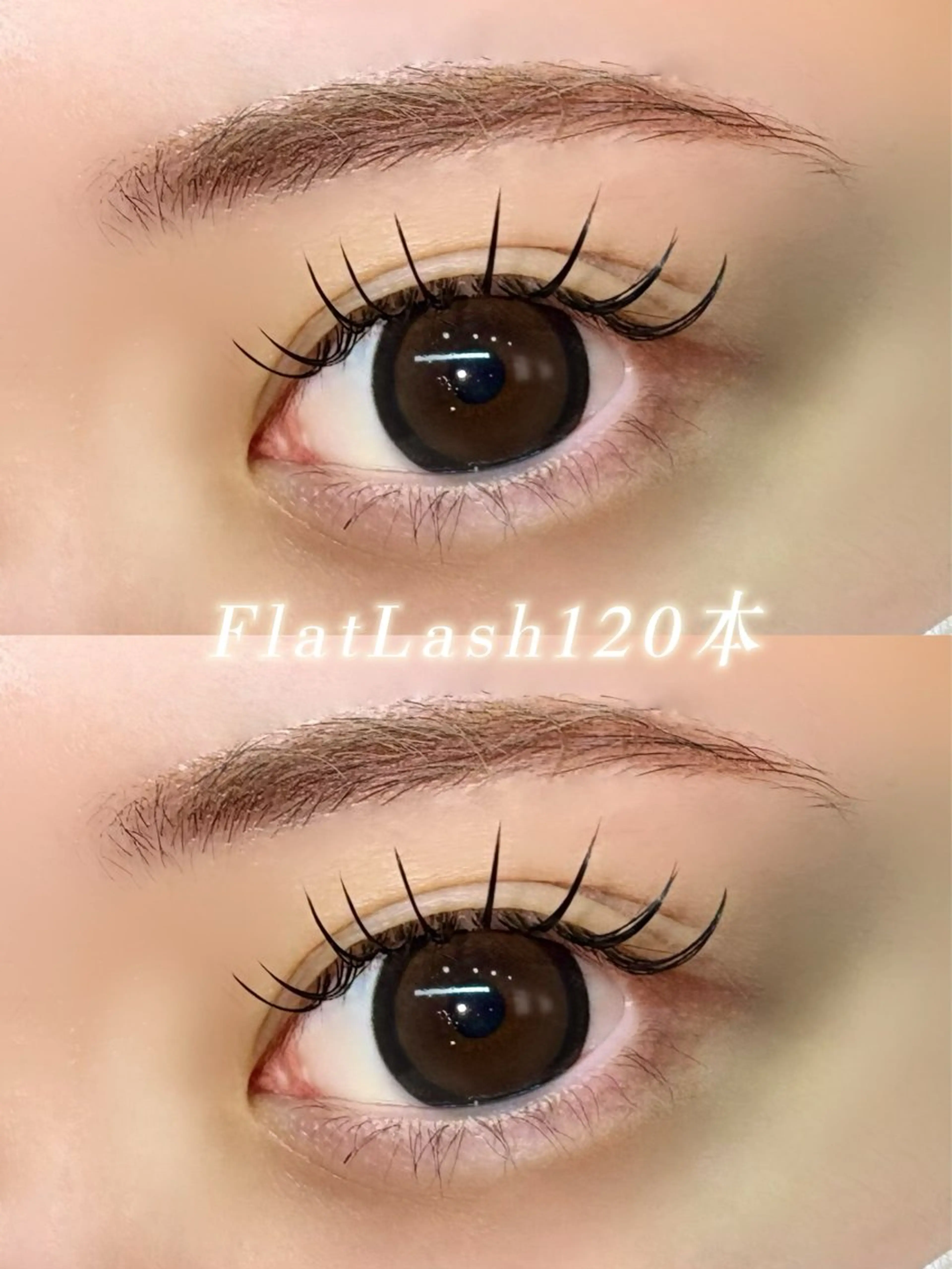 マツエク・マツパ フラットラッシュ haru ♡のマツエク・マツパデザイン