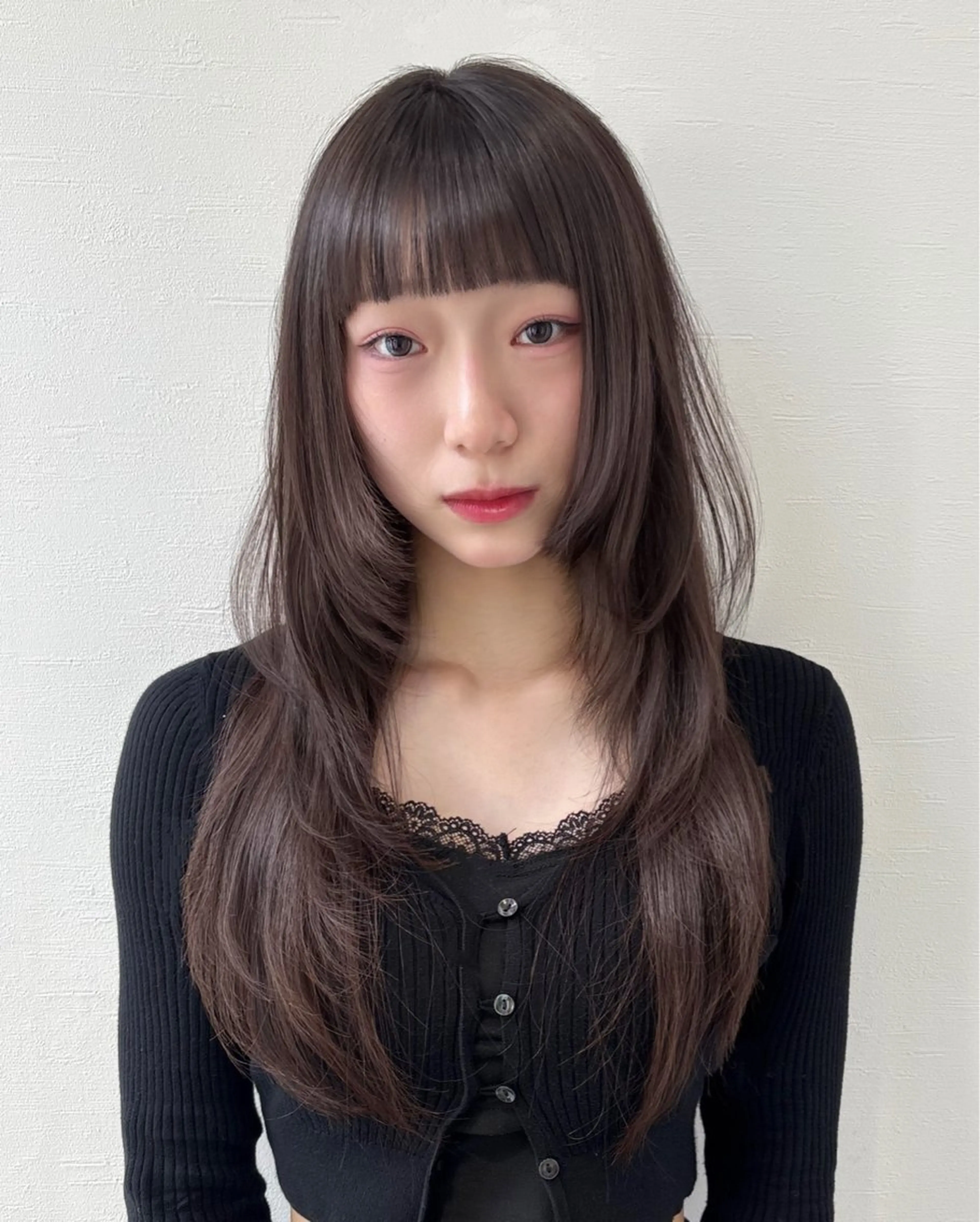 ロング 似合わせ前髪/ 小顔カット🎀そうのヘアスタイル