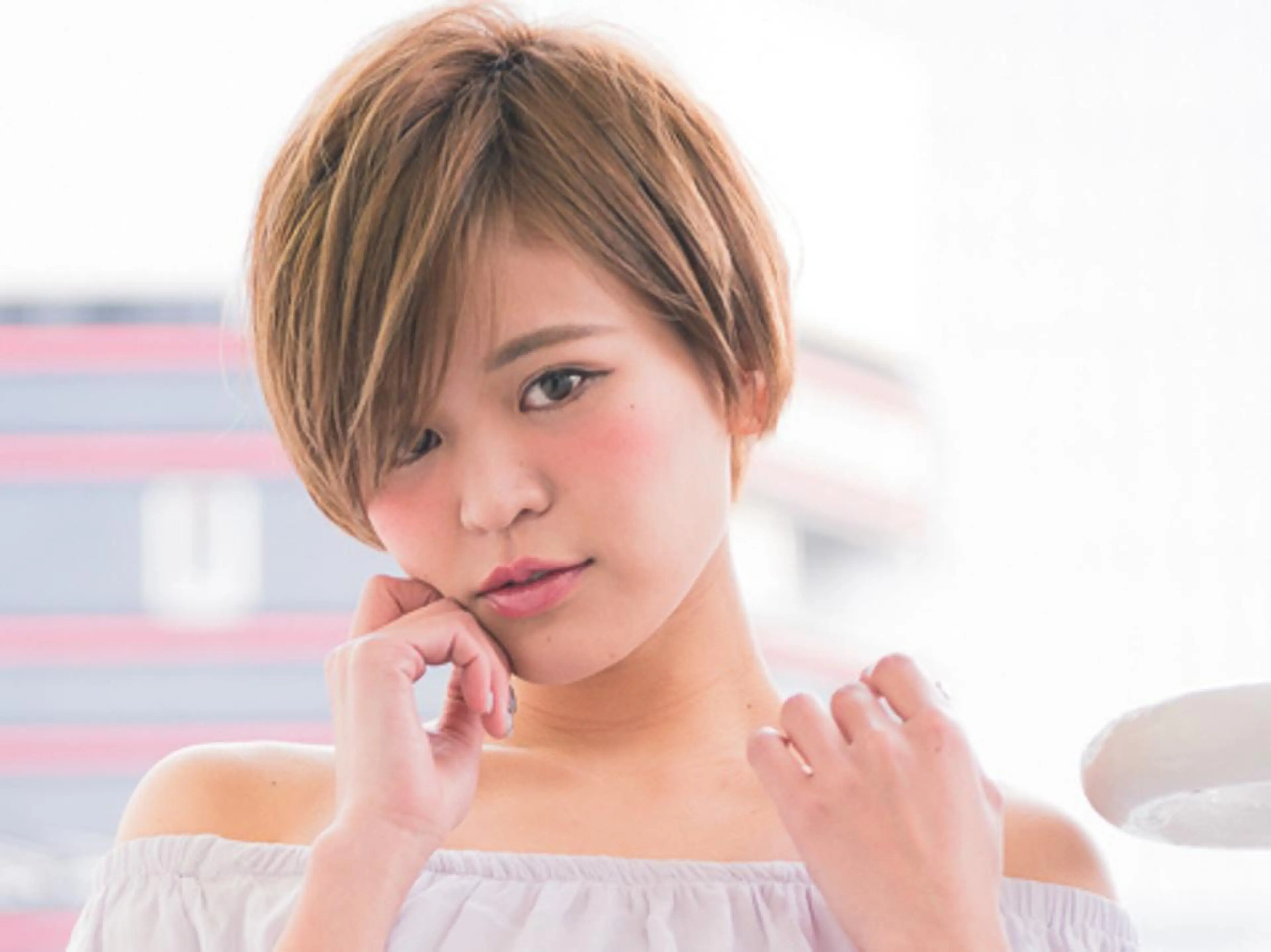 ショート lafit ラフィットのヘアスタイル