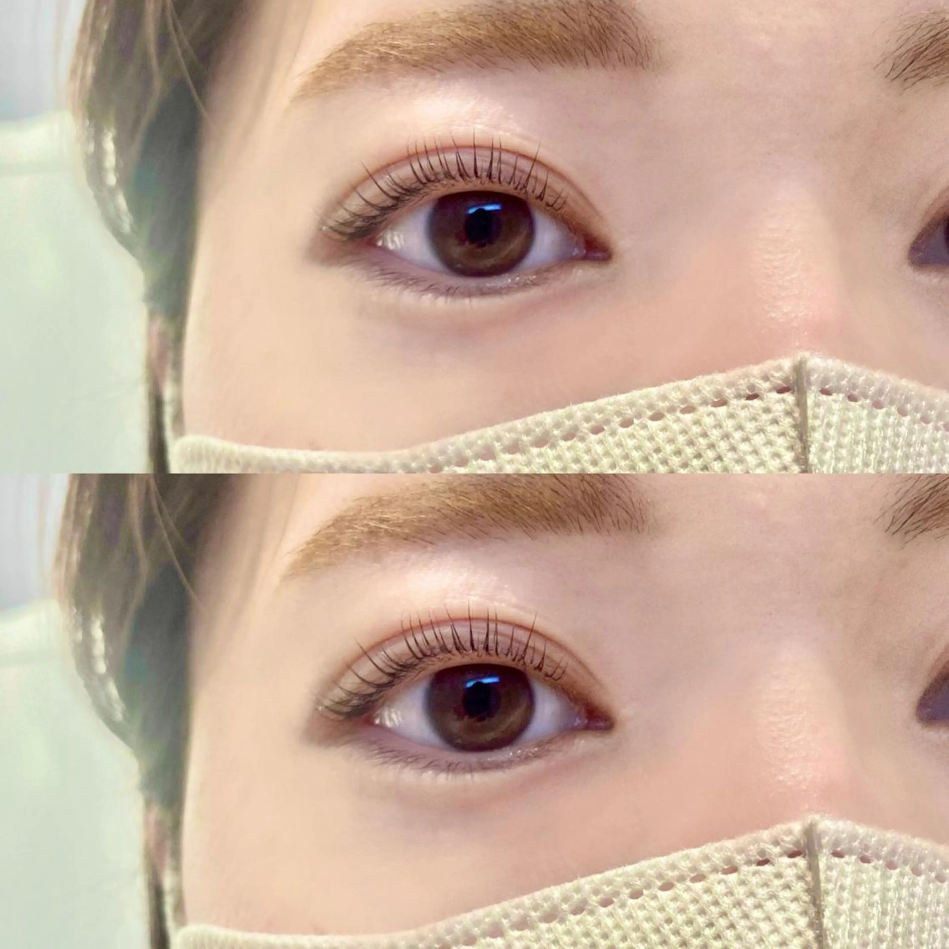 マツエク・マツパ パリジェンヌラッシュリフト Lowen kahoのマツエク・マツパデザイン