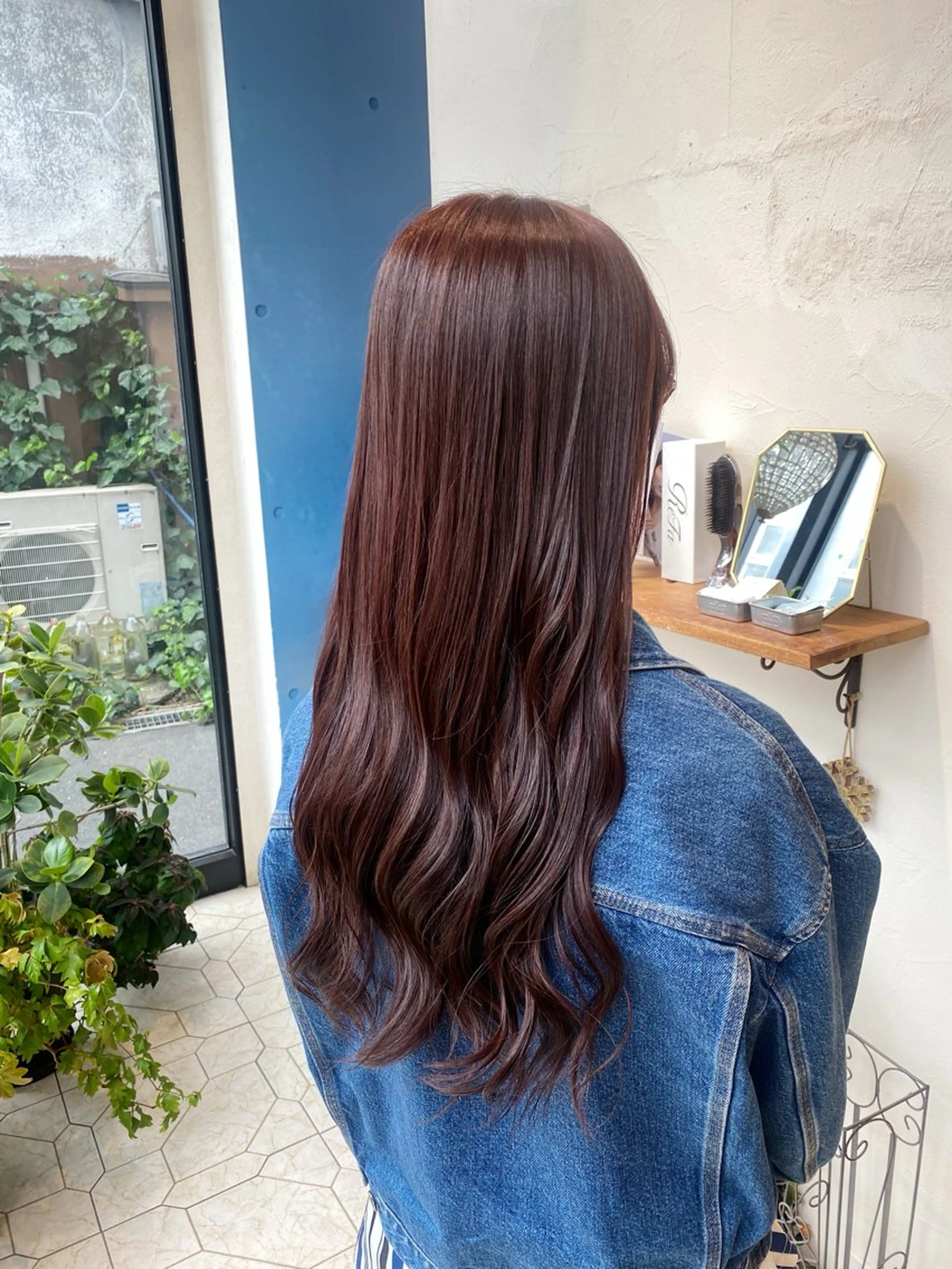 セミロング カット ヘアカラー トリートメント 艶髪/艶カラー/縮毛 /   タキダのヘアスタイル