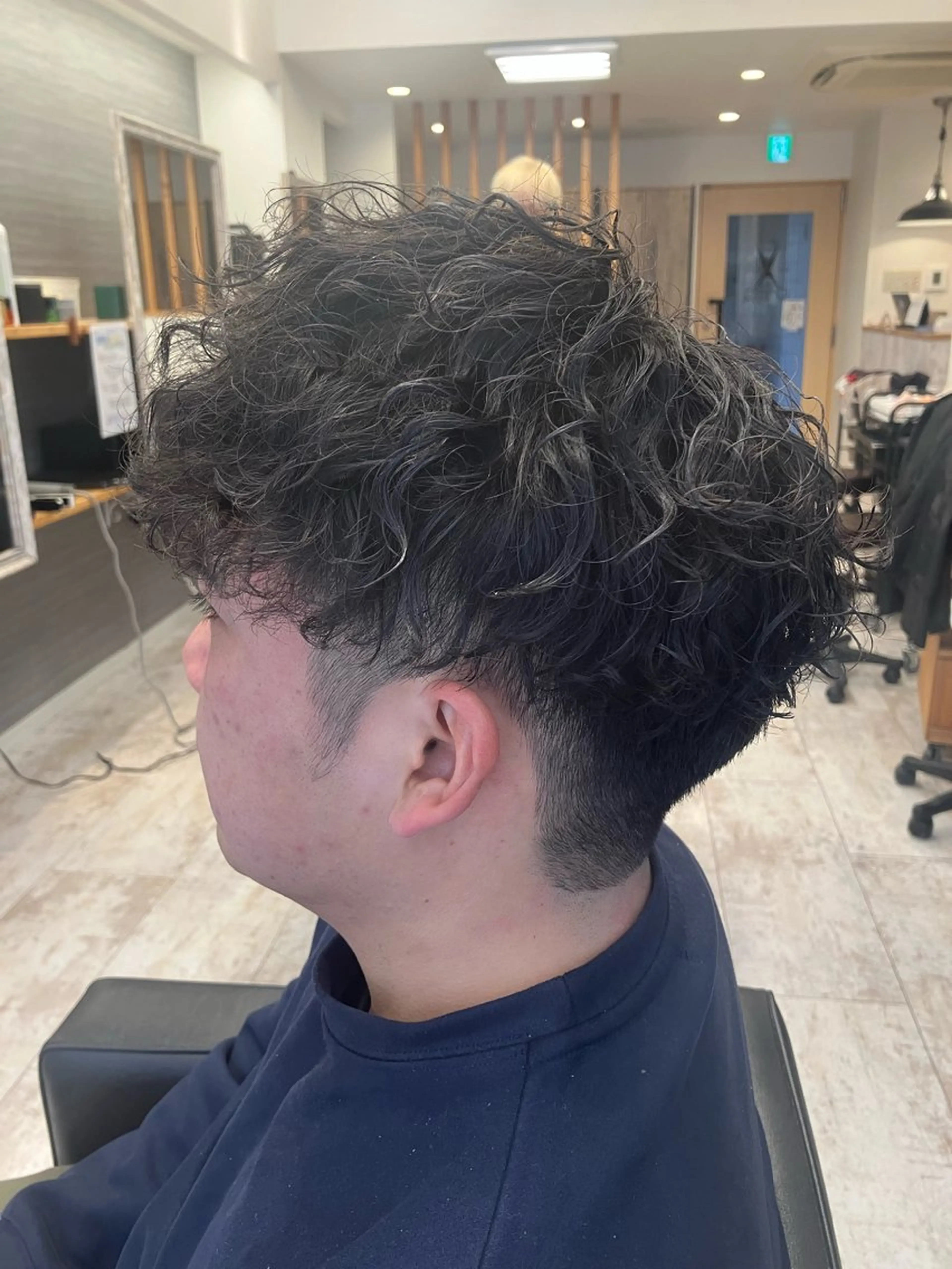 パーマ メンズ カット パーマ メンズ特化/パーマ/ フェードWATARUのヘアスタイル