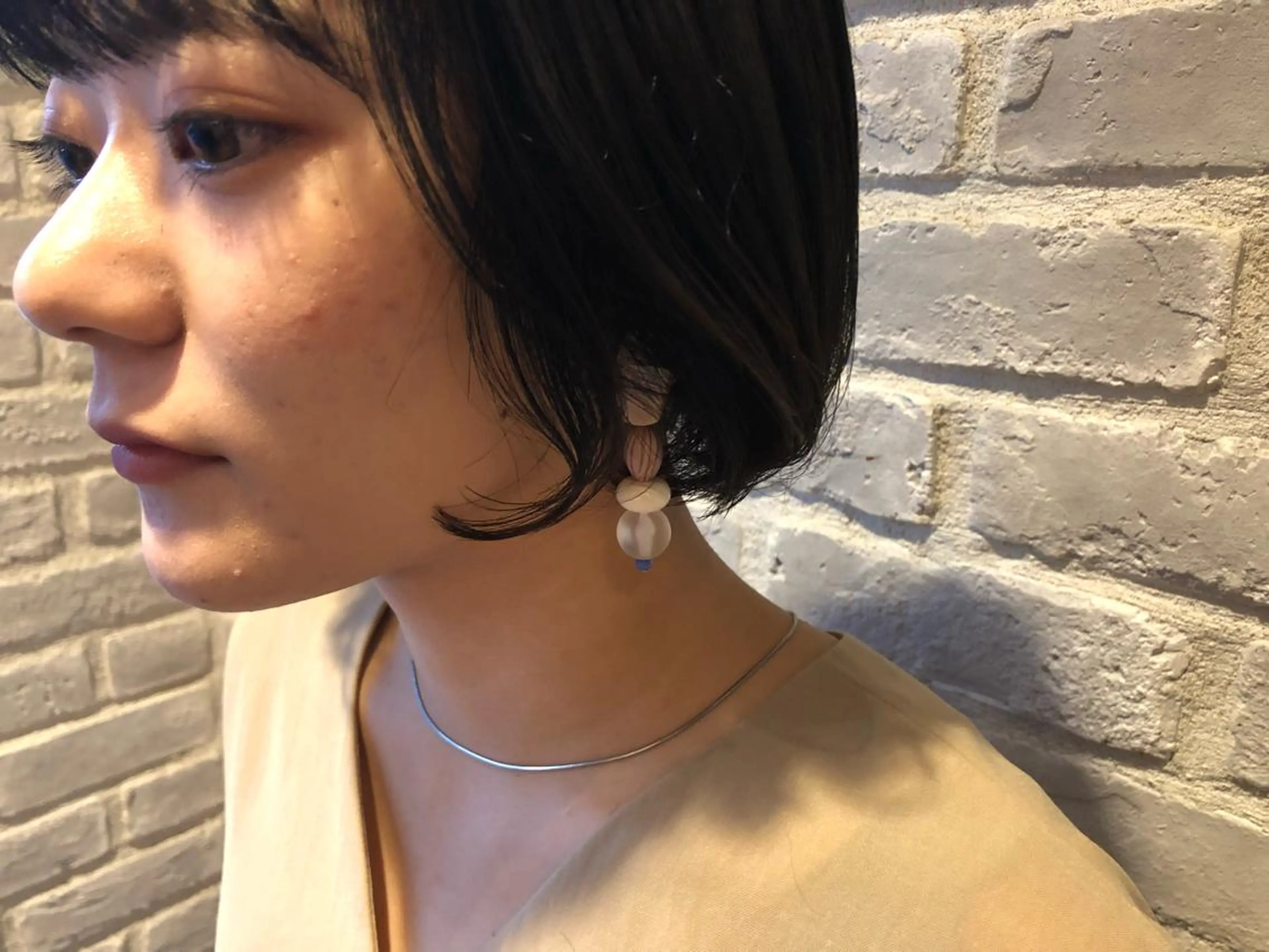 ショート カラー パーマ ヘアアレンジ メンズ キッズ ネイル マツエク・マツパ エクステ 藤井 菜緒のヘアスタイル