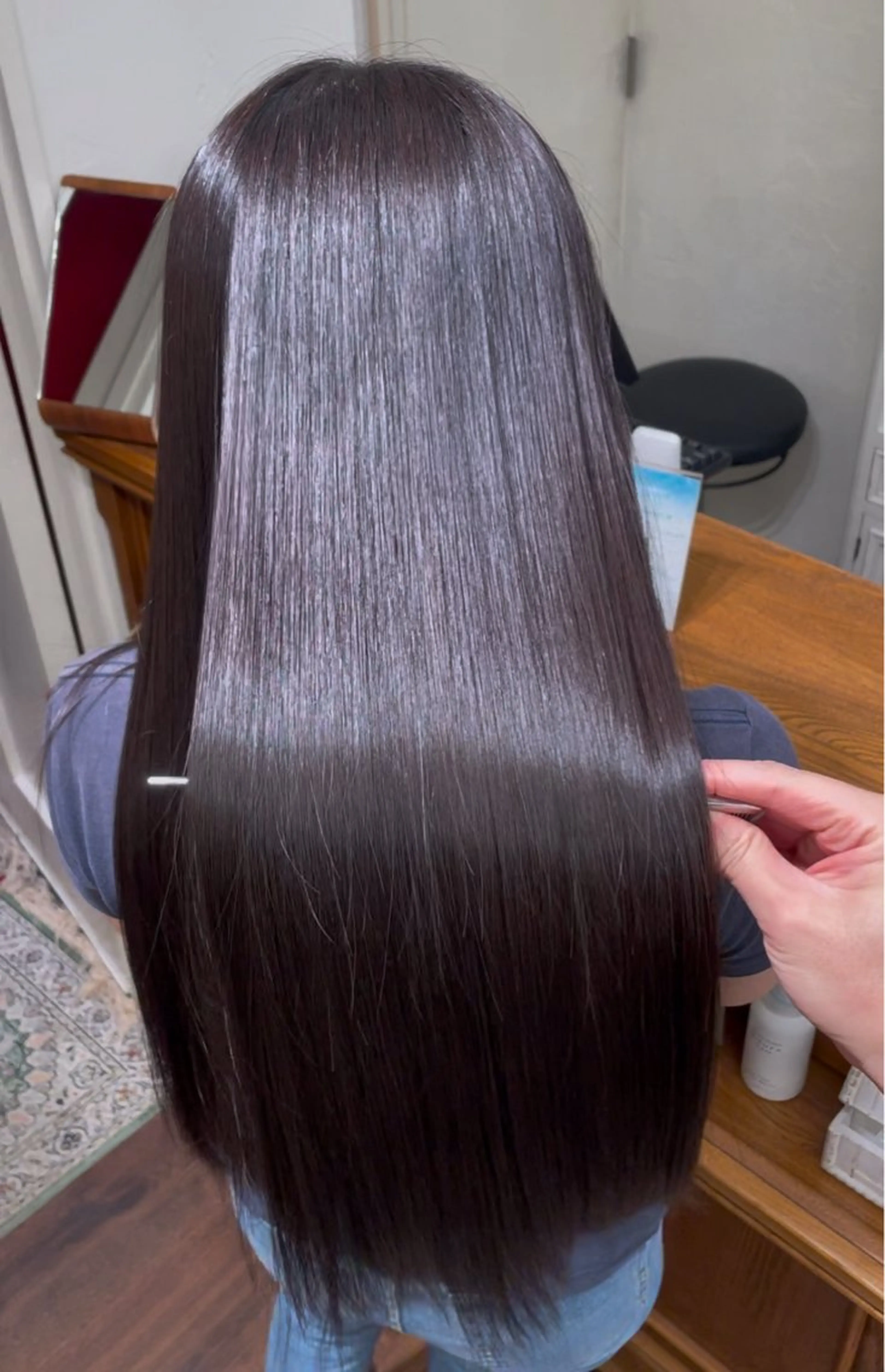 ロング カラー ブラウンカラー 透明感カラー ラベンダーカラー ヘアカラー 渋谷/原宿 カラー× トリートメント ｻﾜのヘアスタイル