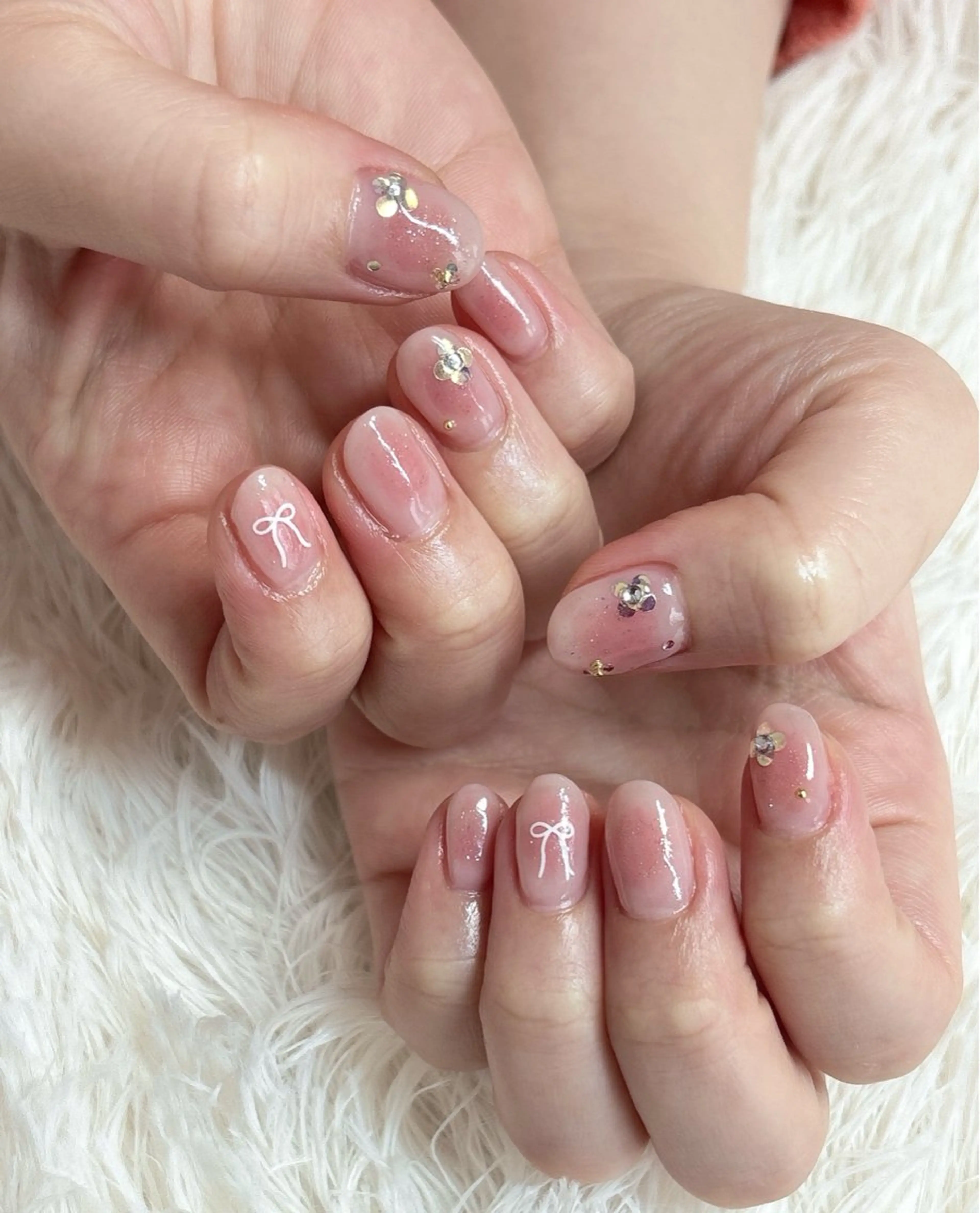 ネイル チークネイル 持ち込み nail salon はるりのネイルデザイン