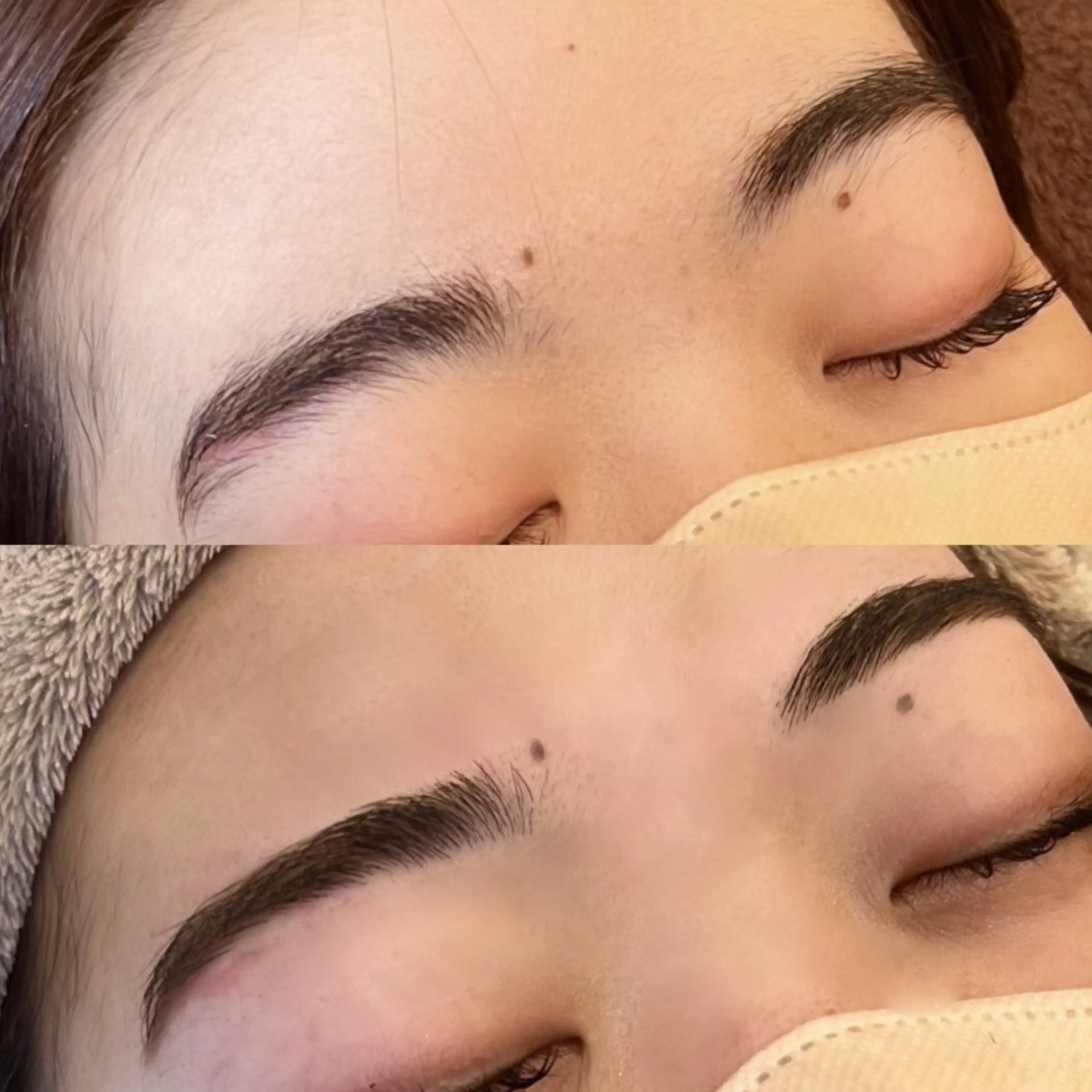 アイブロウ 眉毛ワックス脱毛 Wアイラッシュ南草津 MOMOKAのマツエク・マツパデザイン