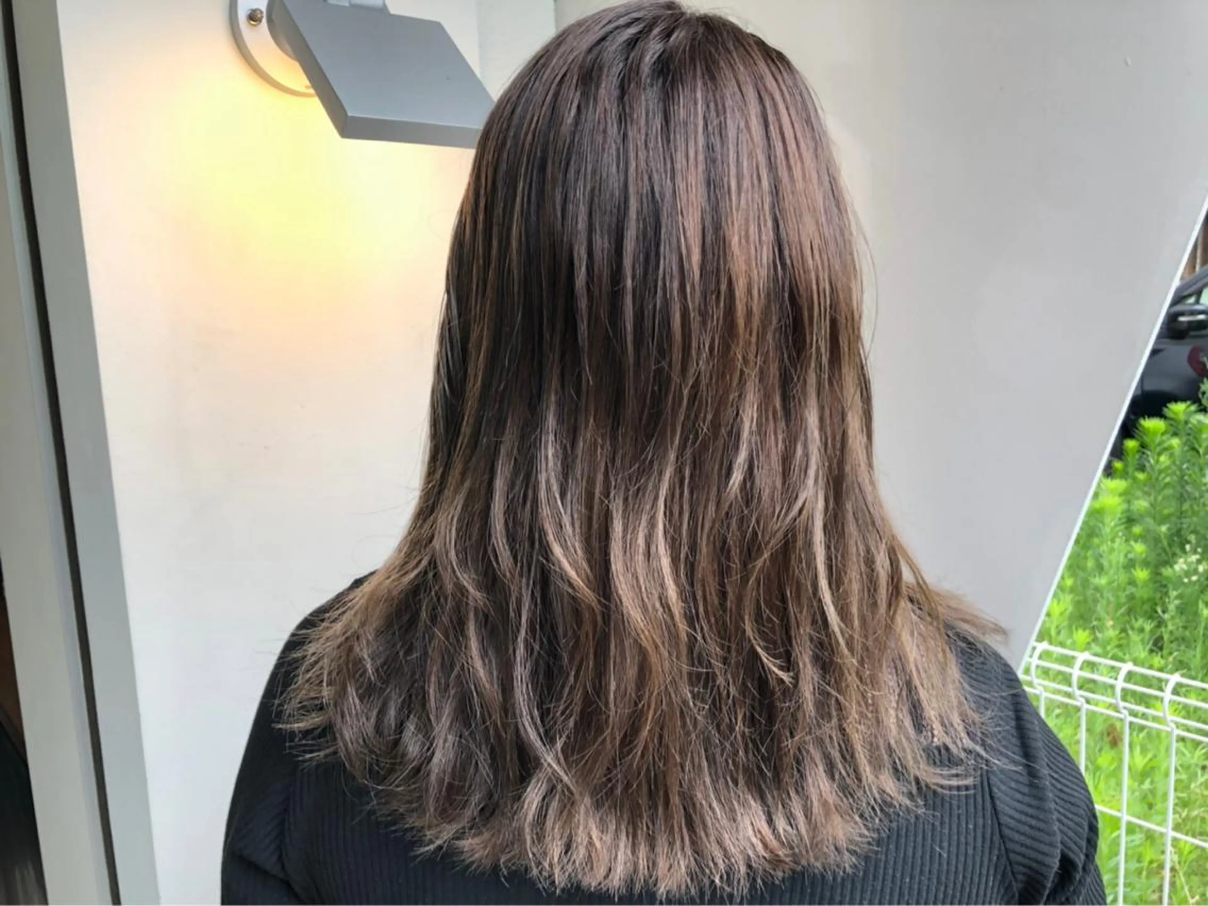 セミロング カラー Rely 美空のヘアスタイル