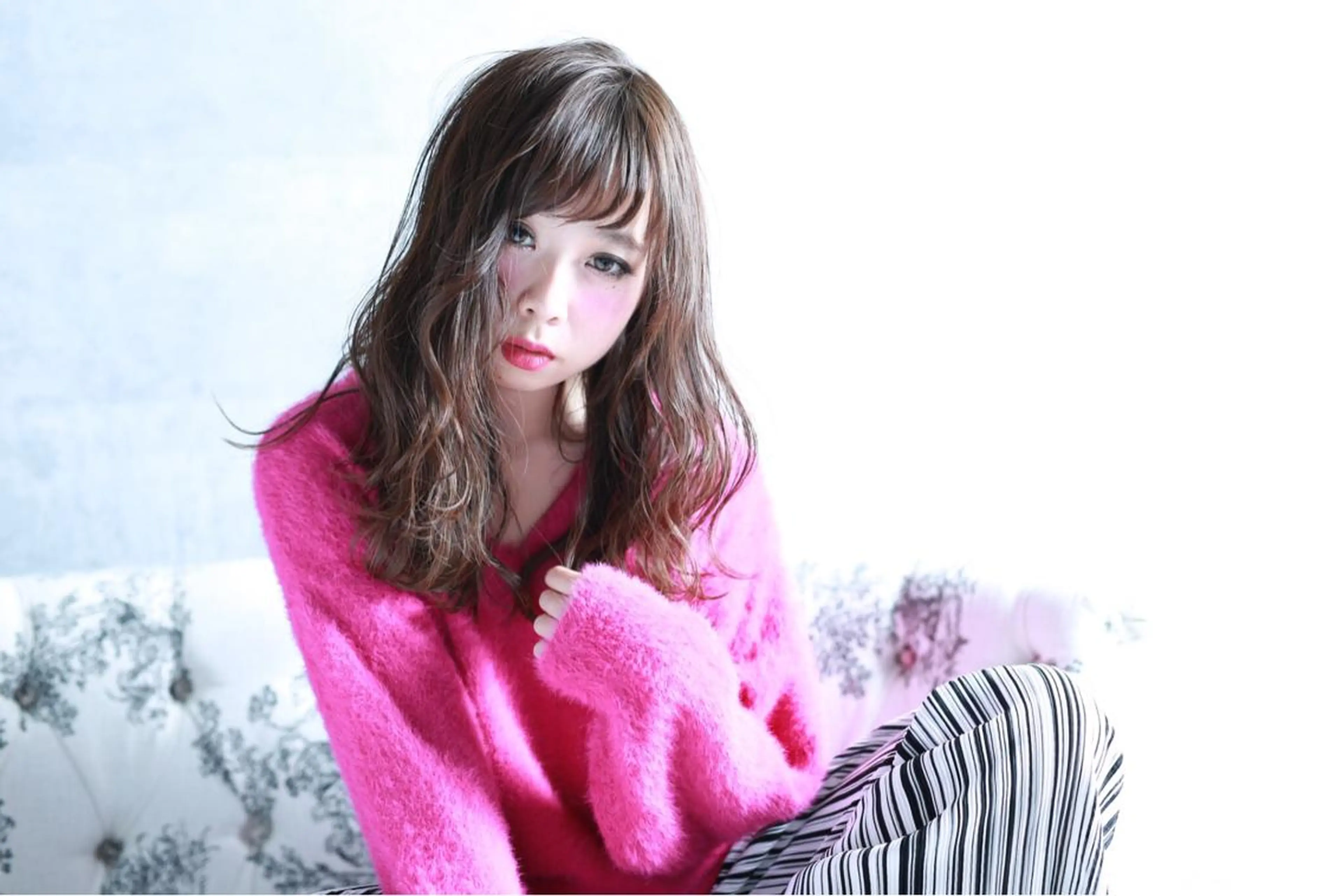 セミロング カラー ネイル マツエク・マツパ 指名支持率NO.1 スタイリストのヘアスタイル