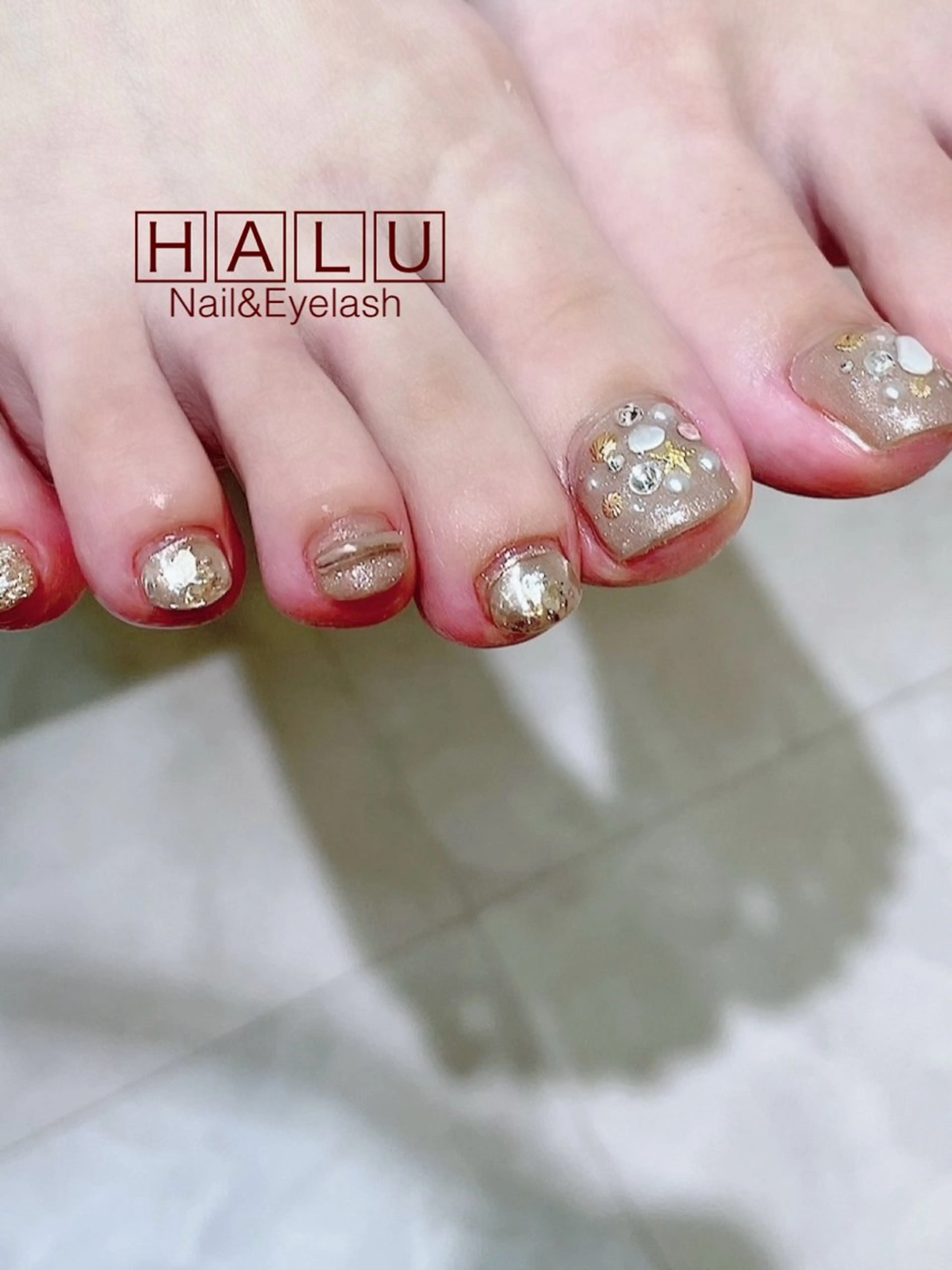 ネイル ハンドネイル フットネイル HALU ハルのネイルデザイン