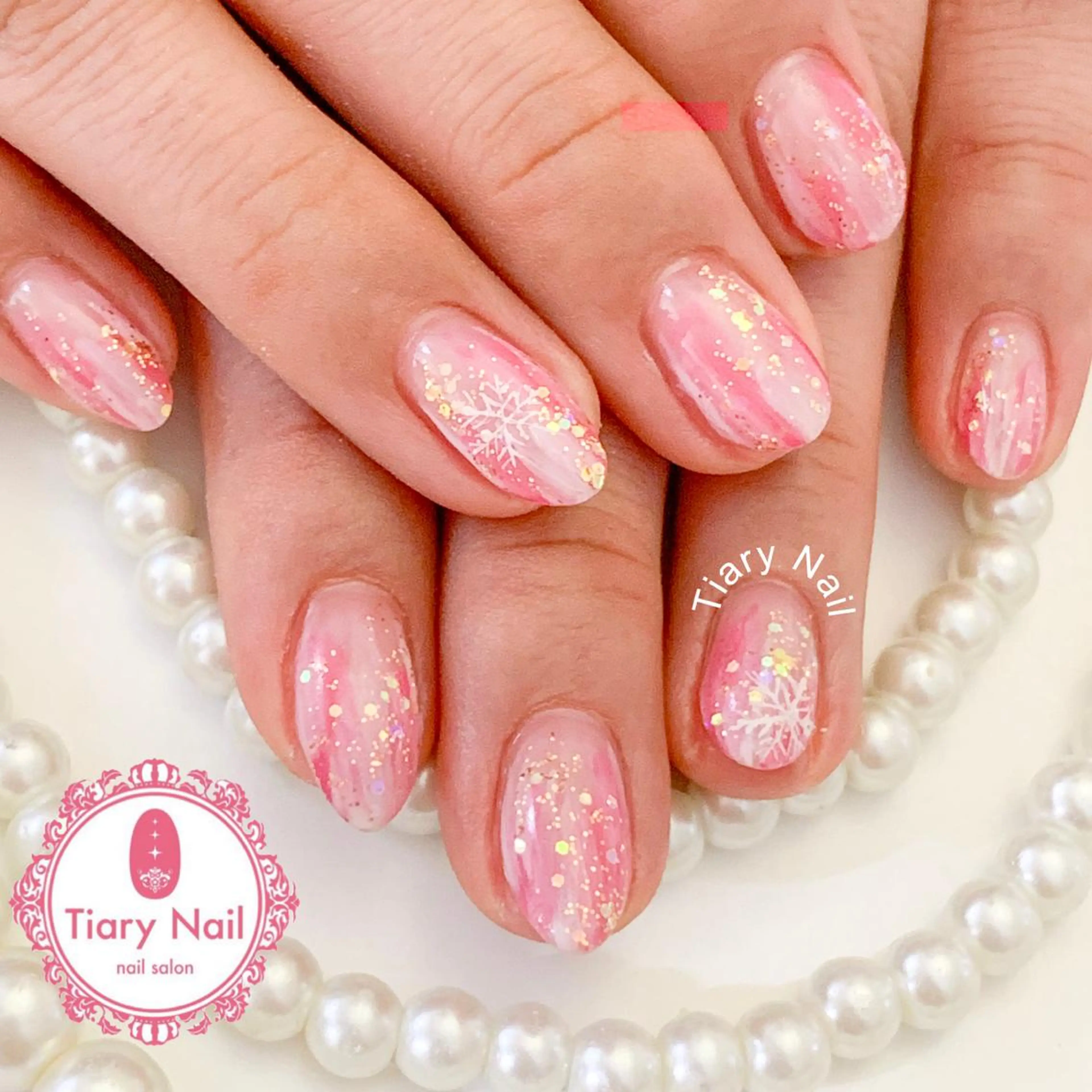 ネイル 💗🪽Tiary Nail🪽💗のネイルデザイン
