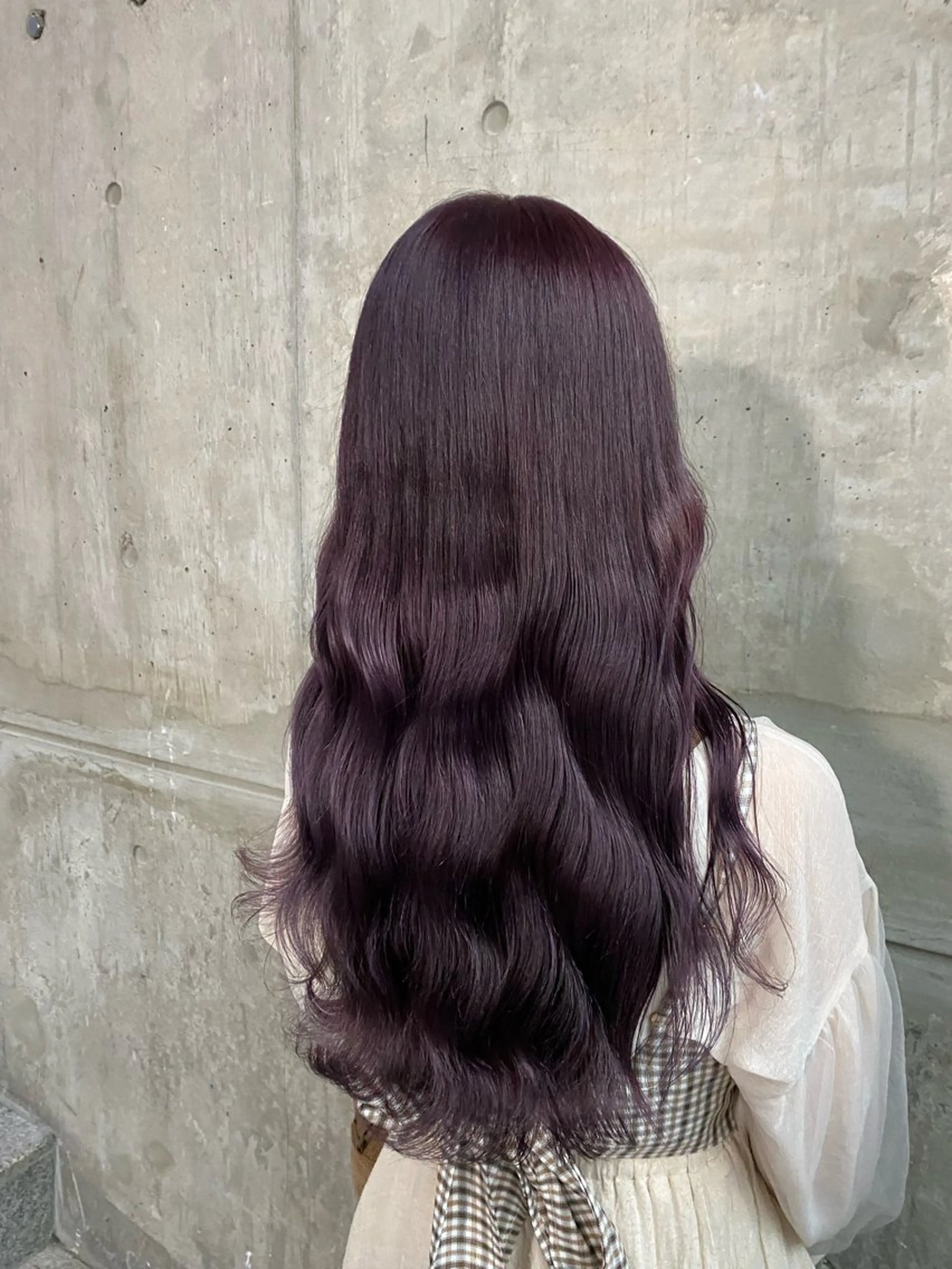 【🩵寒色カラー💙】ワンカラー＋プレミアム髪質改善トリートメント＋シャンプーブロー＋お仕上げの写真