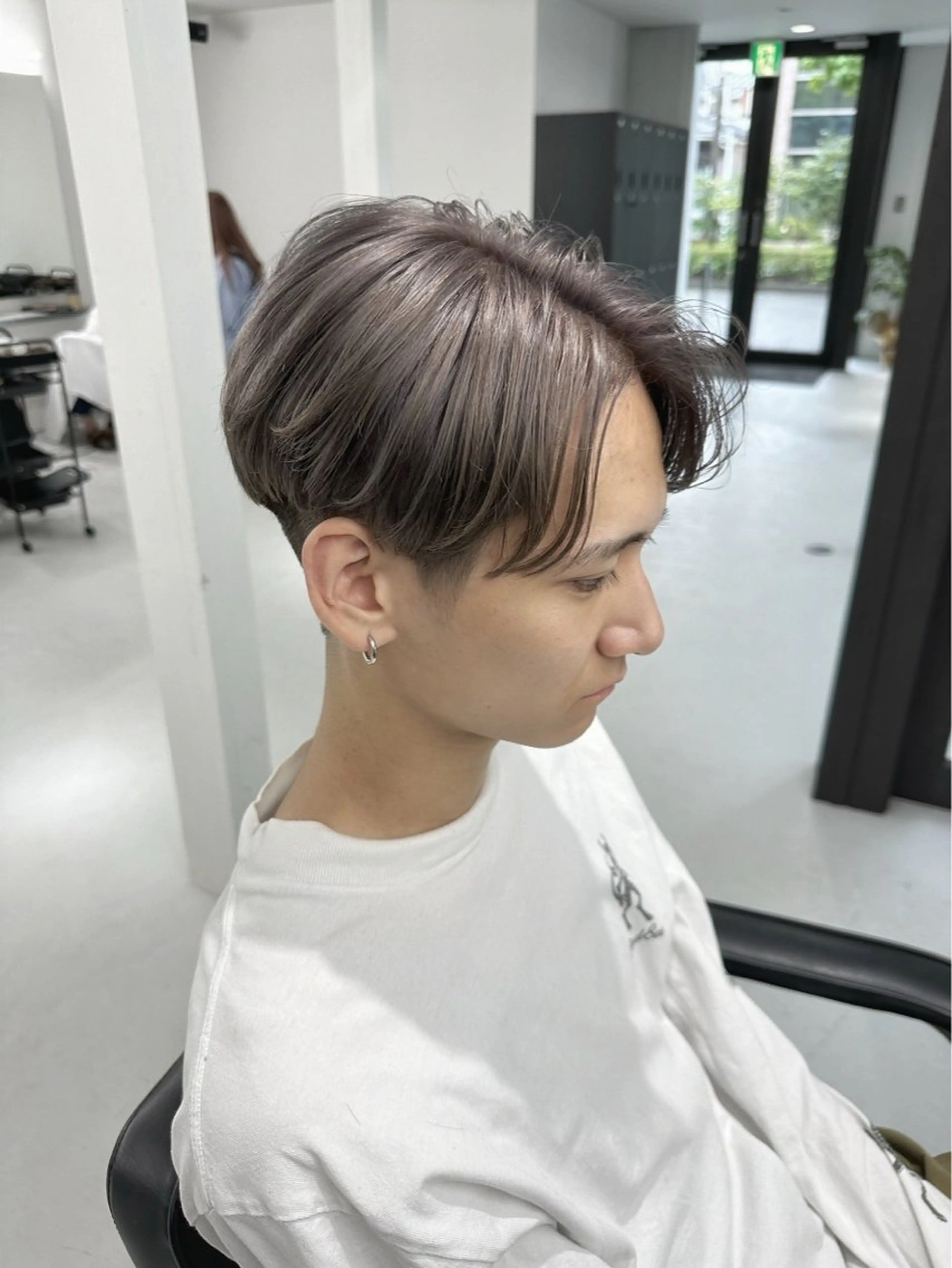 ショート カラー メンズ カラーモデル募集中 新潟万代/ 蒼太朗のヘアスタイル