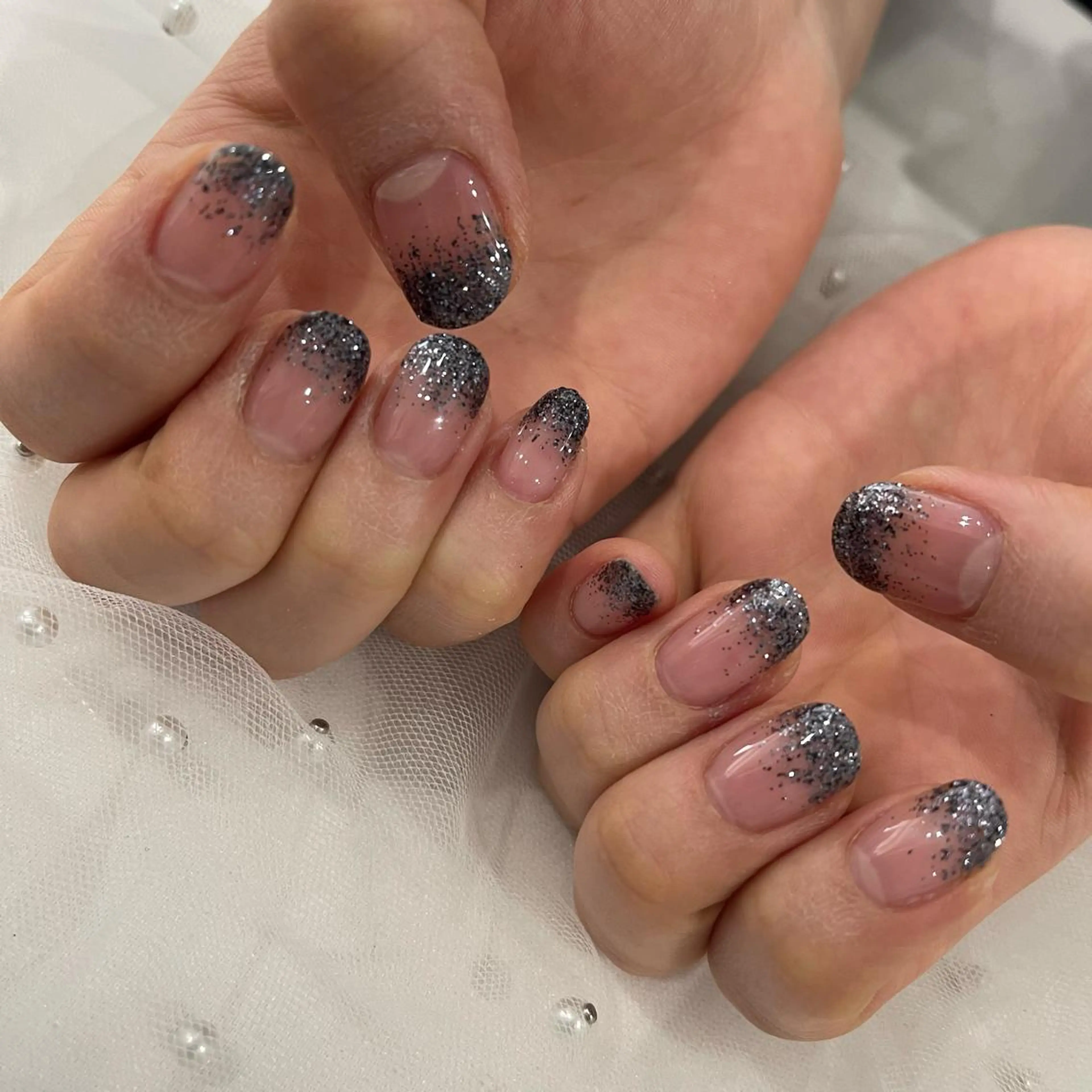 ネイル グラデーション ラメ(グリッター) ラメグラデーション Wish Nail 名古屋店所属・Wish Nail 恒川のネイルデザイン