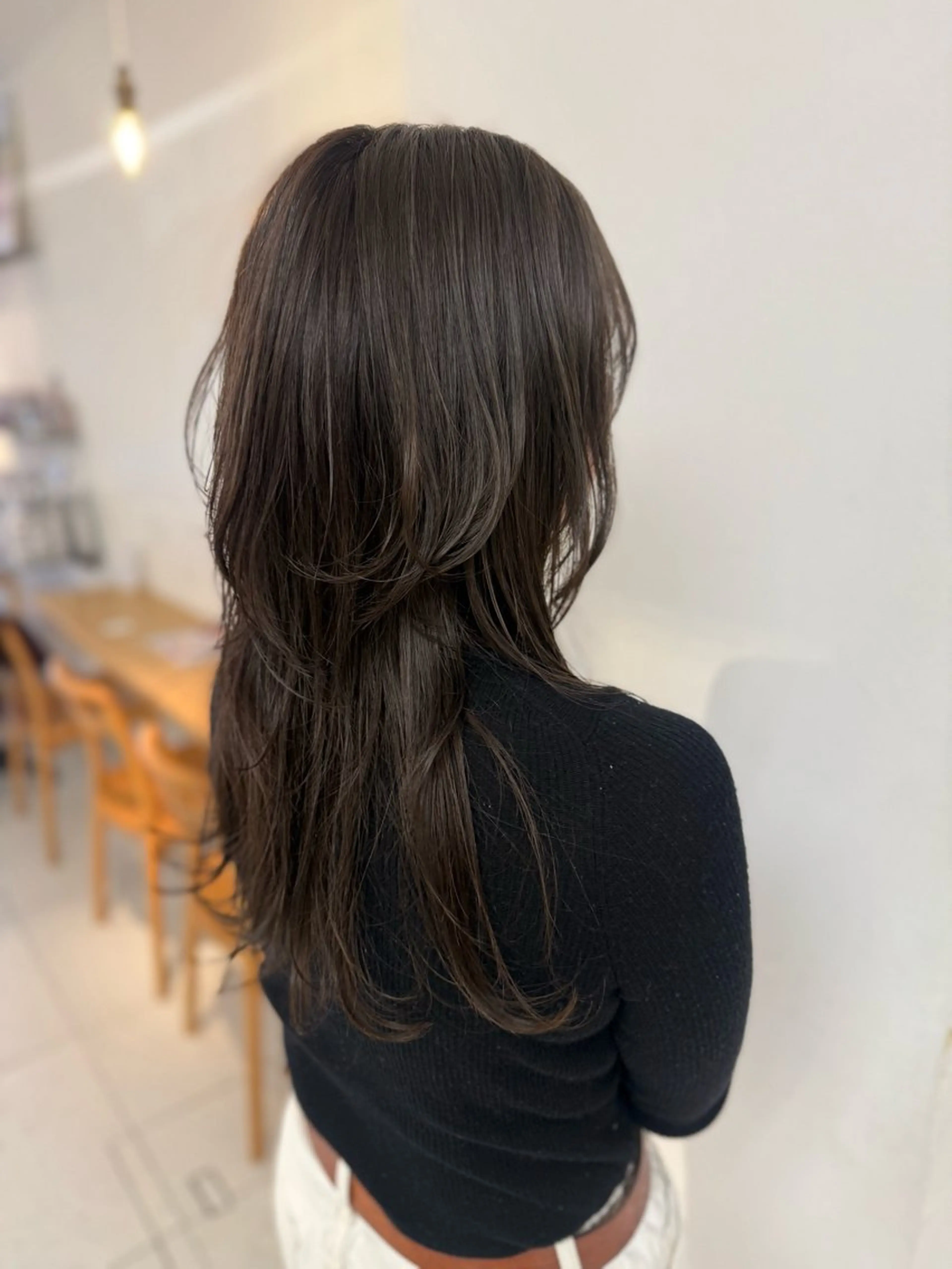 ロング カラー カット ✨オール年代🆗 🤍ウチダアユコのヘアスタイル