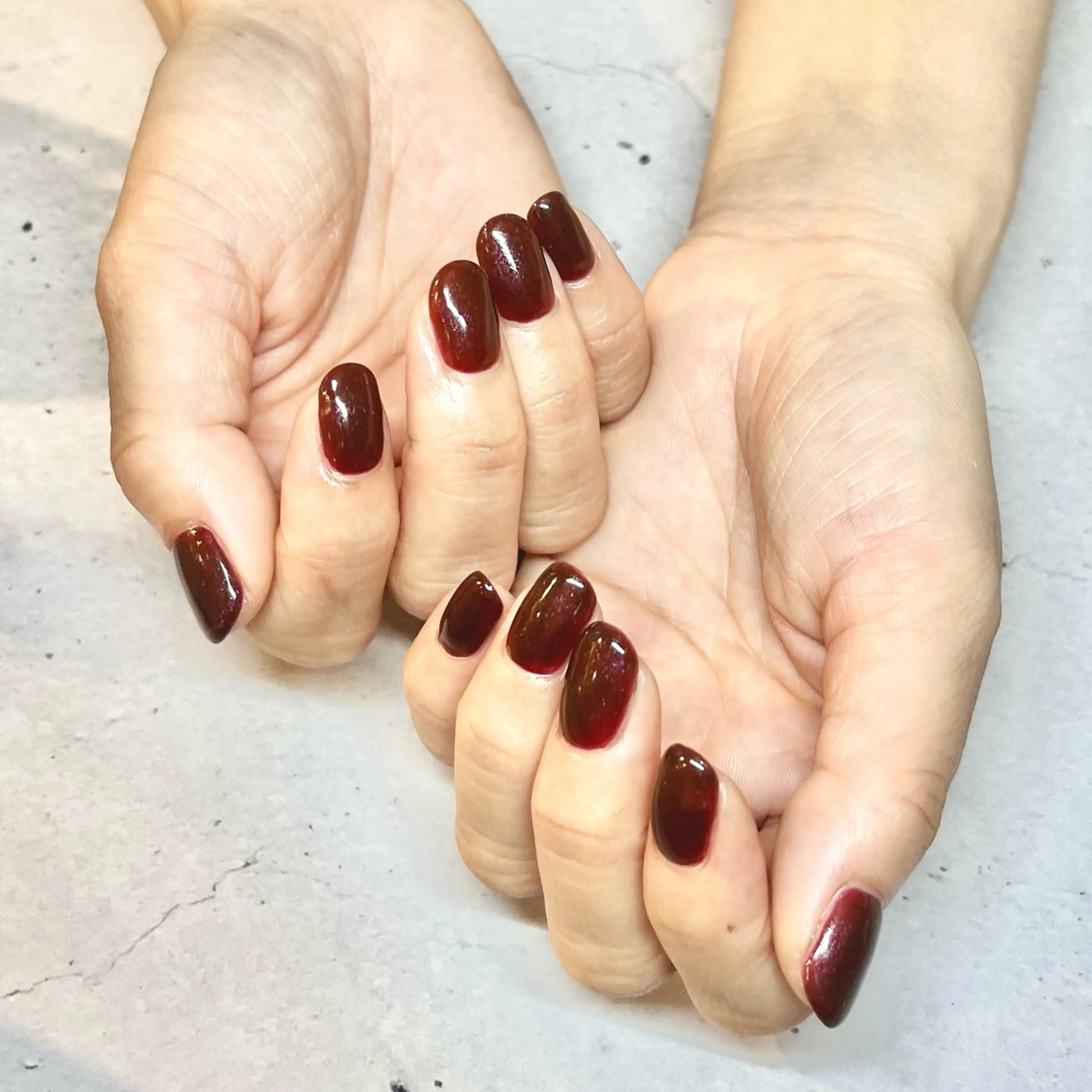 ネイル ワンカラーネイル ハンドネイル Salon&School Nail du Marche所属・阿部 美香のネイルデザイン