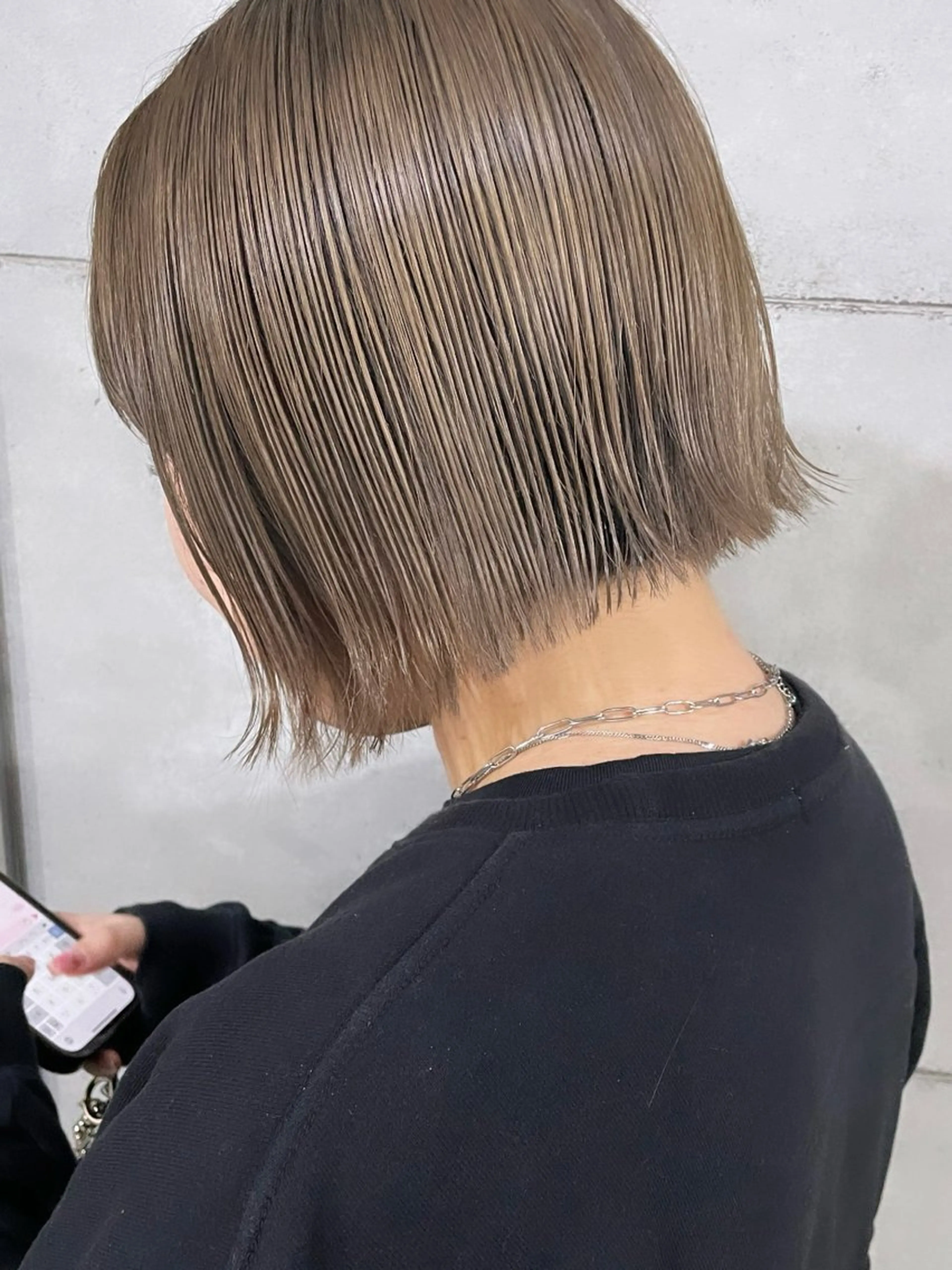 ミディアム カラー ブリーチ ケアブリーチ MAIKO 【中崎・茶屋町】のヘアスタイル