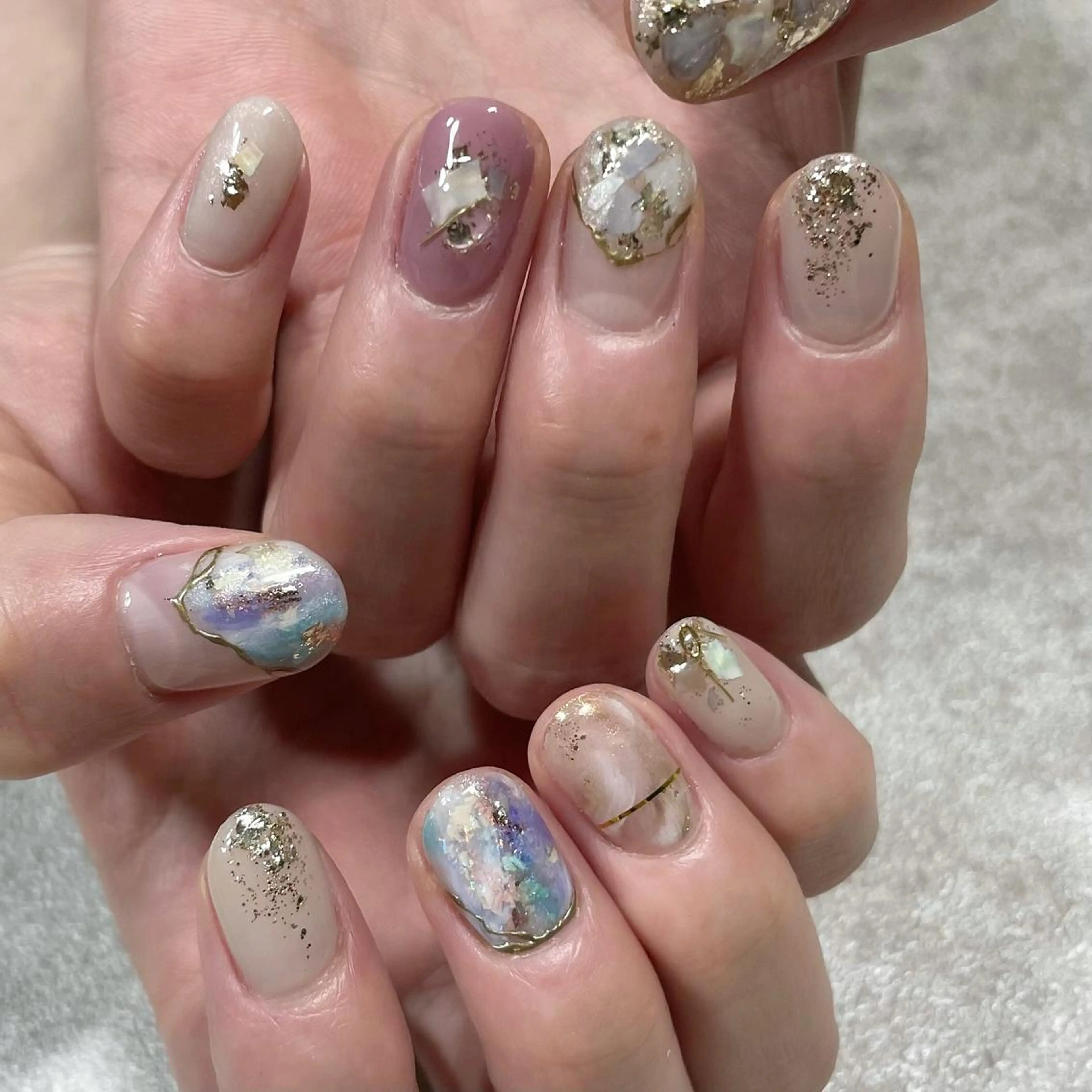 ネイル ジェルネイル 東 千夏のネイルデザイン