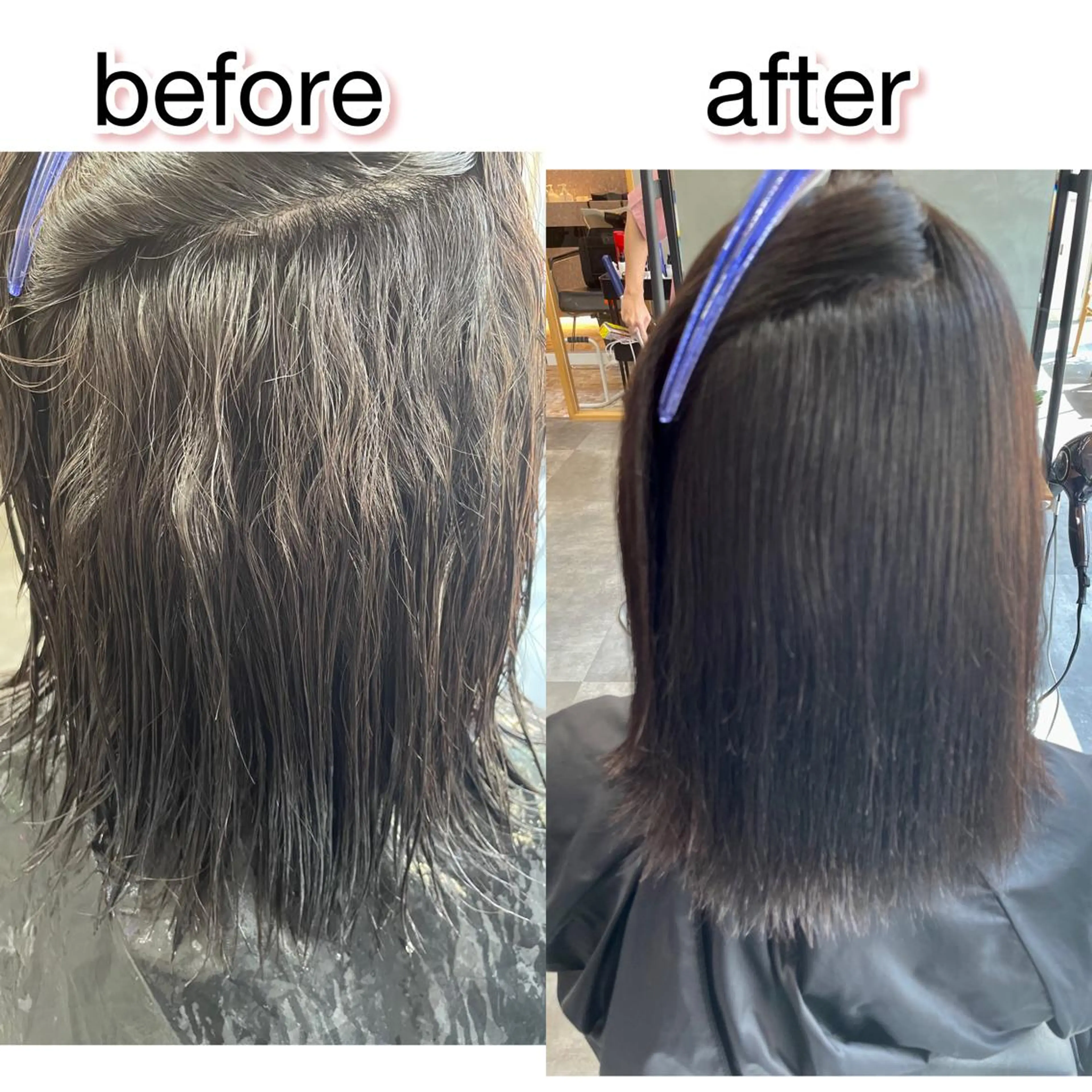 ミディアム 縮毛矯正 ANGELICA💎 ショウゴのヘアスタイル