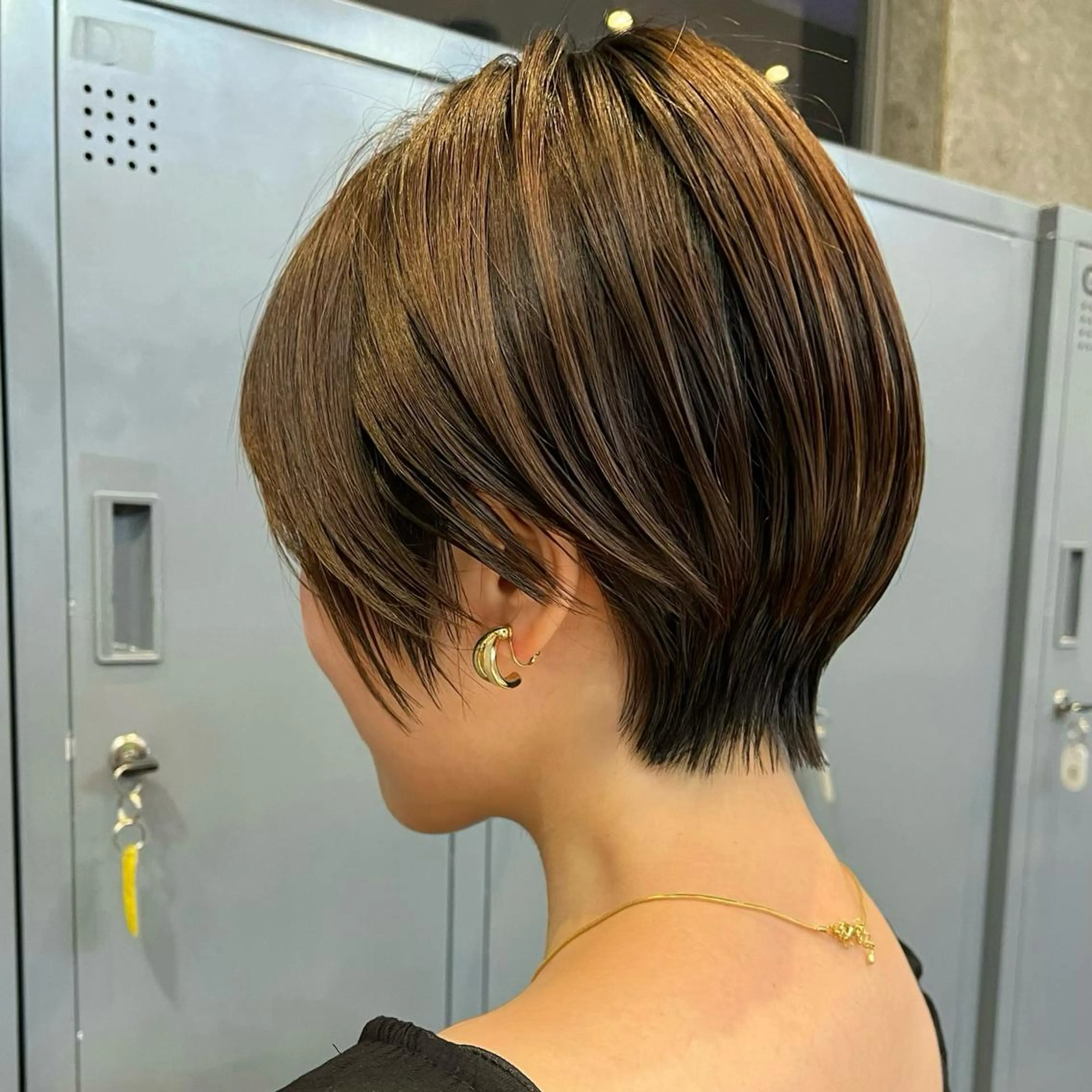 ショート カラー ボブハイトーン🦖 デザインMAMIのヘアスタイル