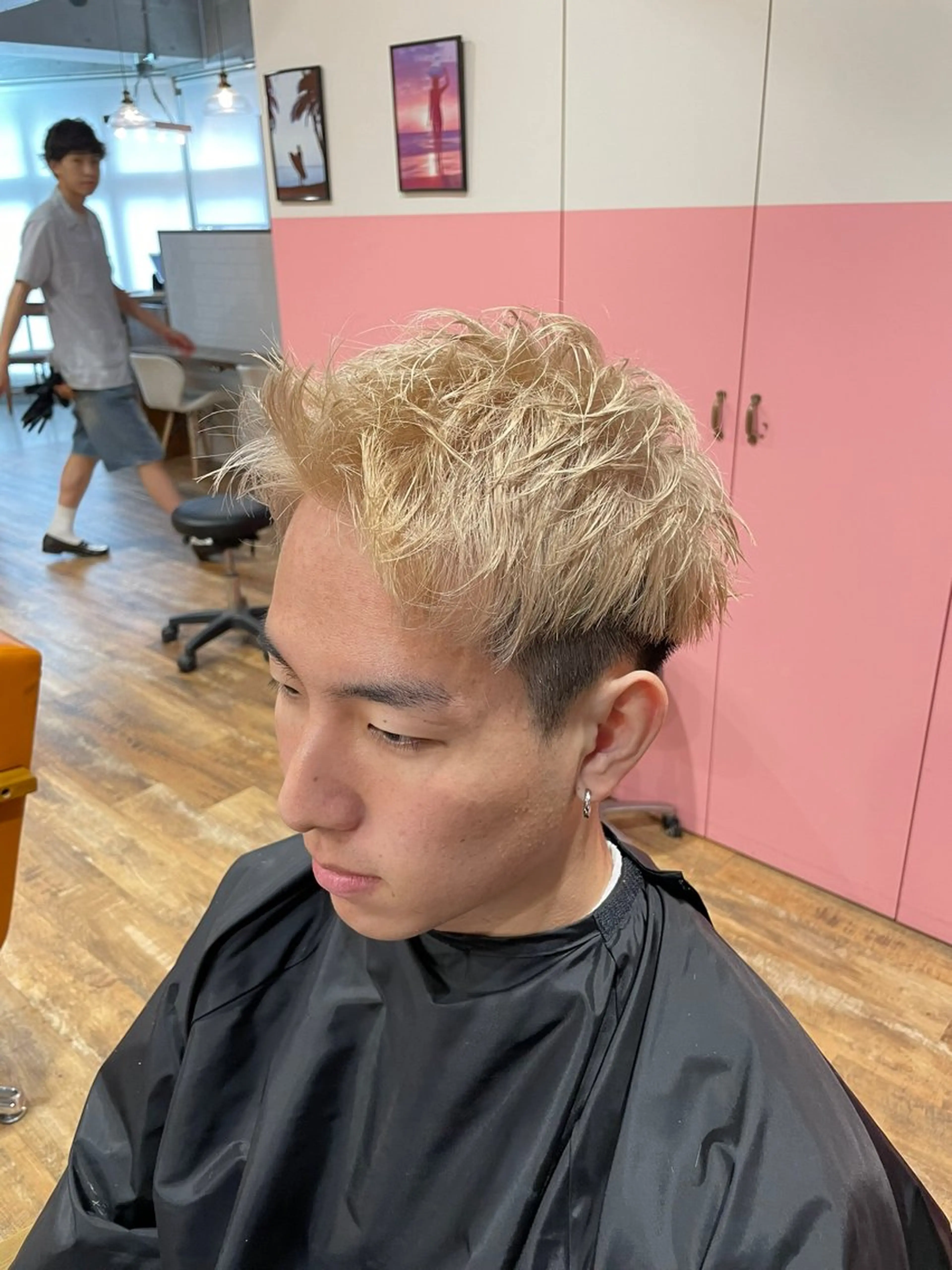 ショート カラー メンズ カット ヘアカラー トリートメント 🔥メンズ特化パーマ 🦖増田弘明🦖のヘアスタイル