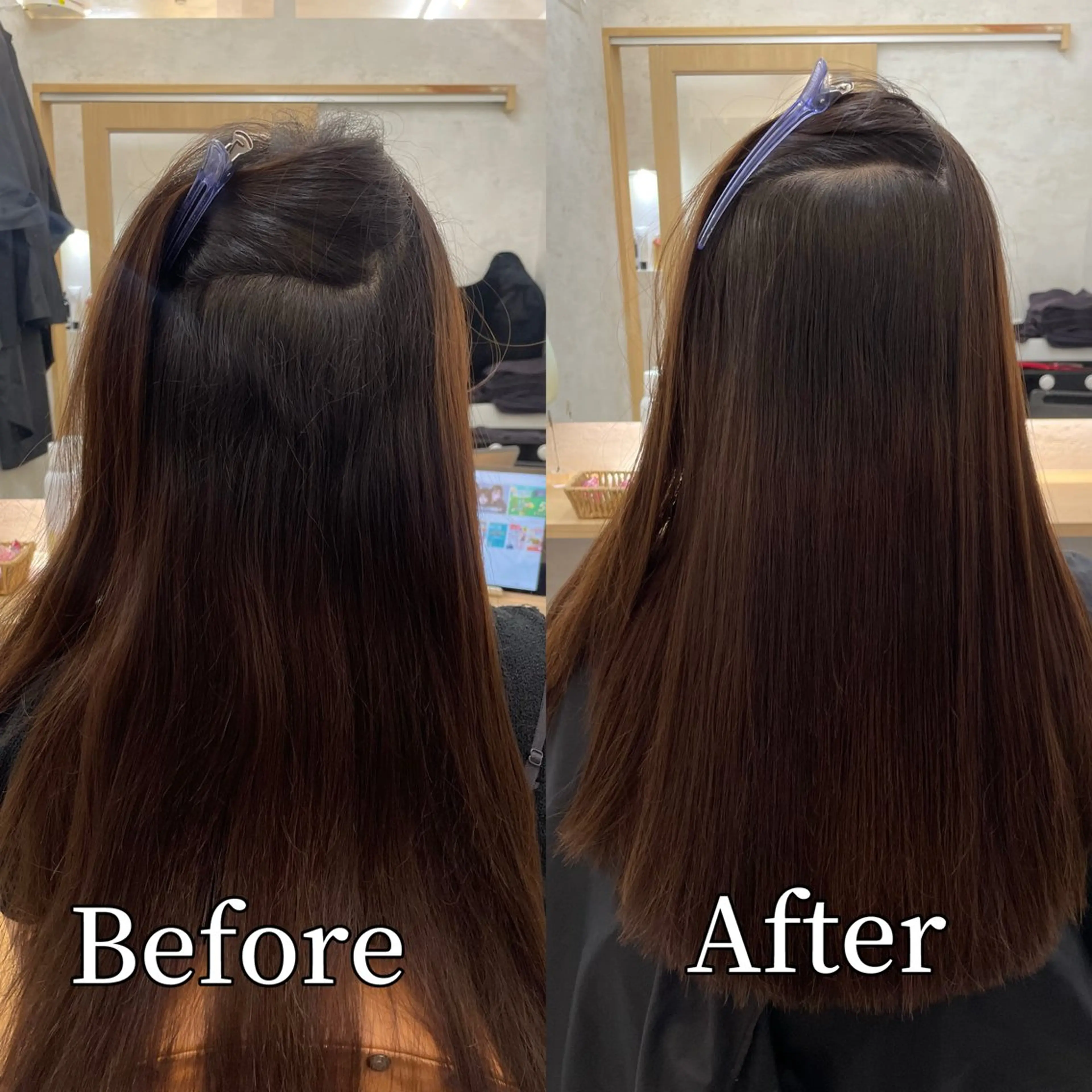 ロング パーマ カット 縮毛矯正 トリートメント 高橋 芽衣のヘアスタイル