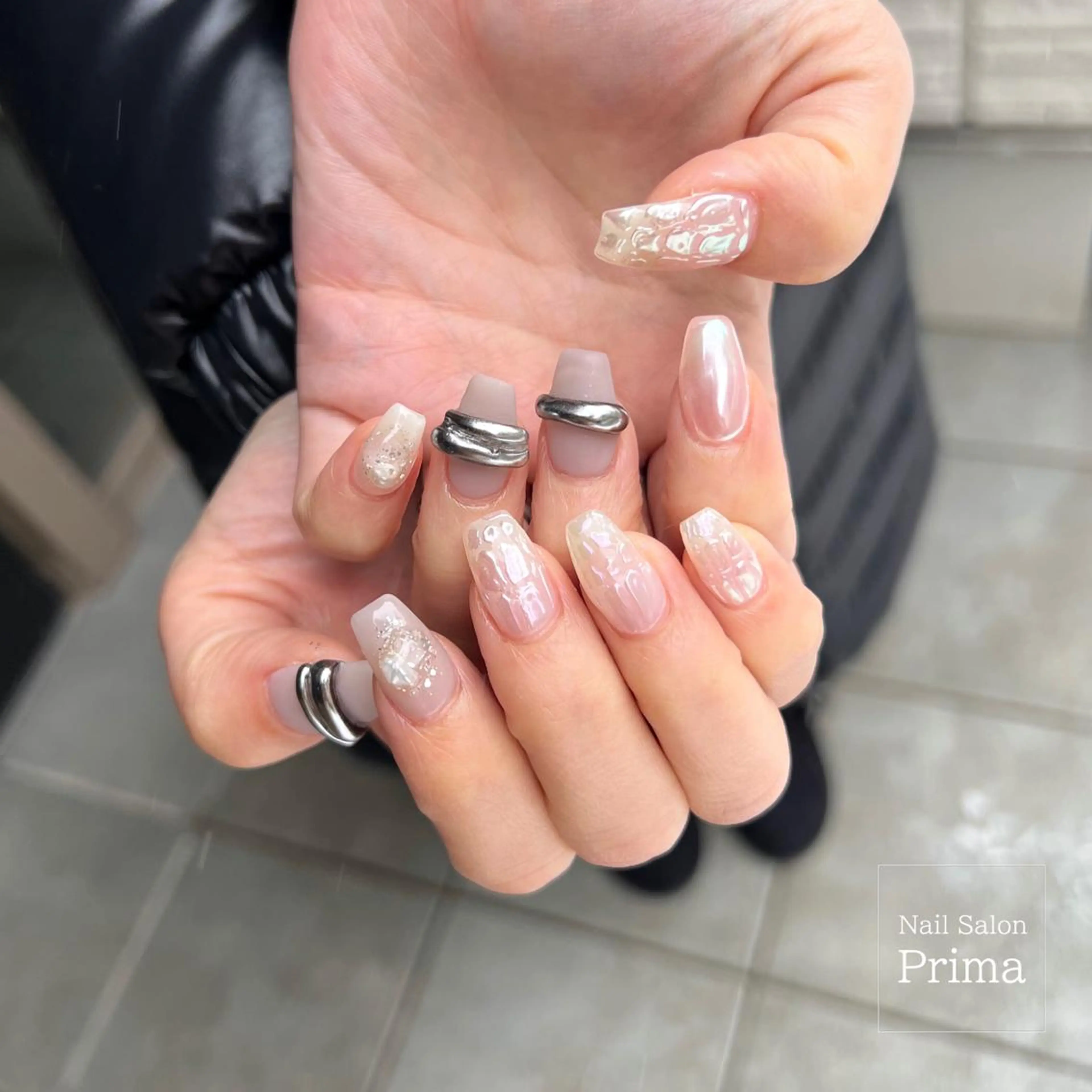 セミロング ネイル SalonPrima Nail & Eyeのマツエク・マツパデザイン